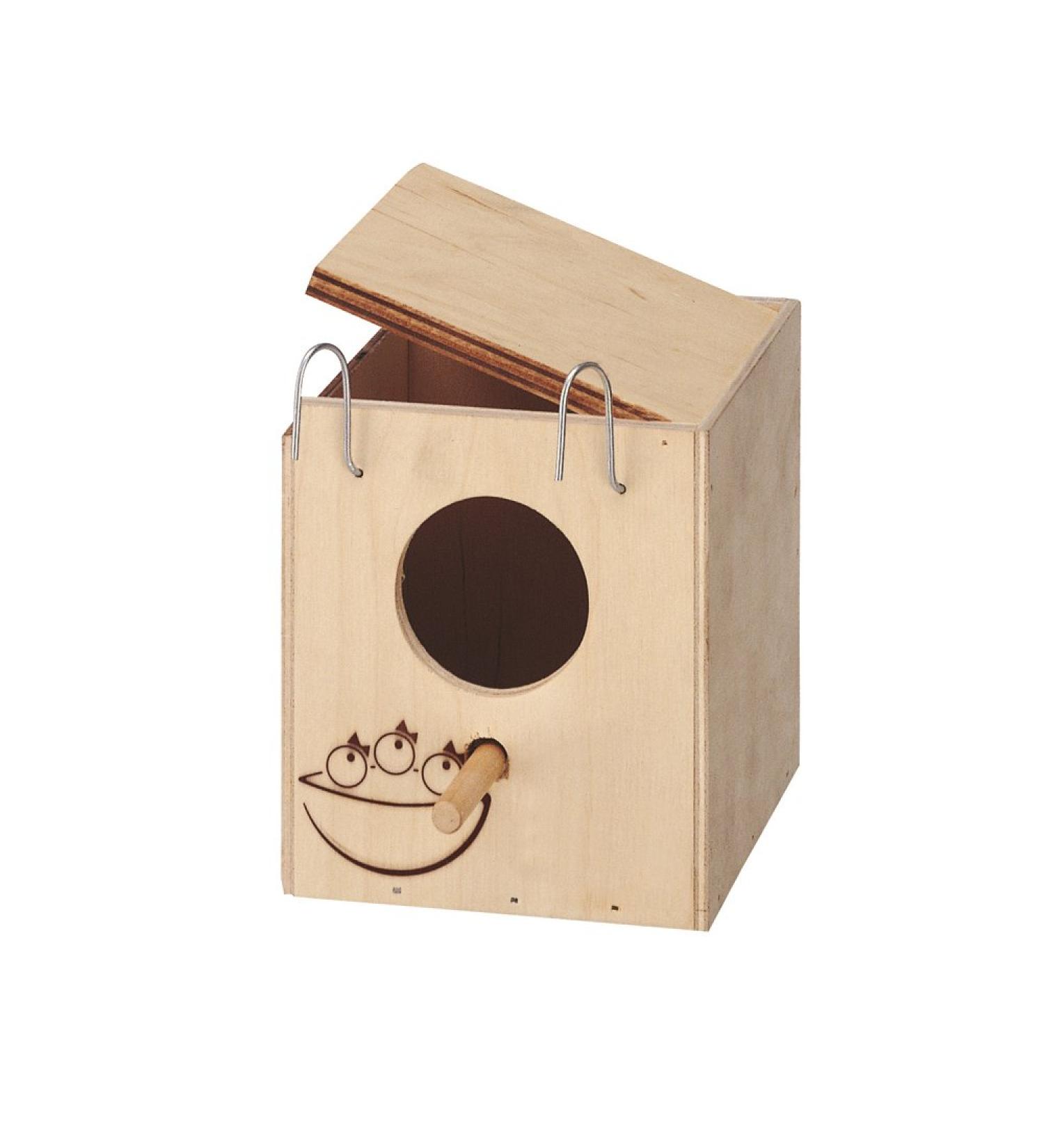 Ferplast Mini Bird Box Nesting House - FSC Wood for Small Birds - Buy Online on GoSupps.com