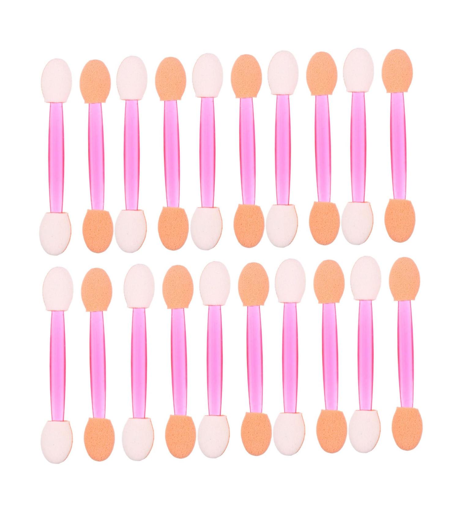 FRCOLOR 80pcs Sponge Makeup Stick Makeup Double Head Makeup Applicator Eye Shadow Applicator 6x1x0.8cm Assorted Color - Buy Online on GoSupps.com