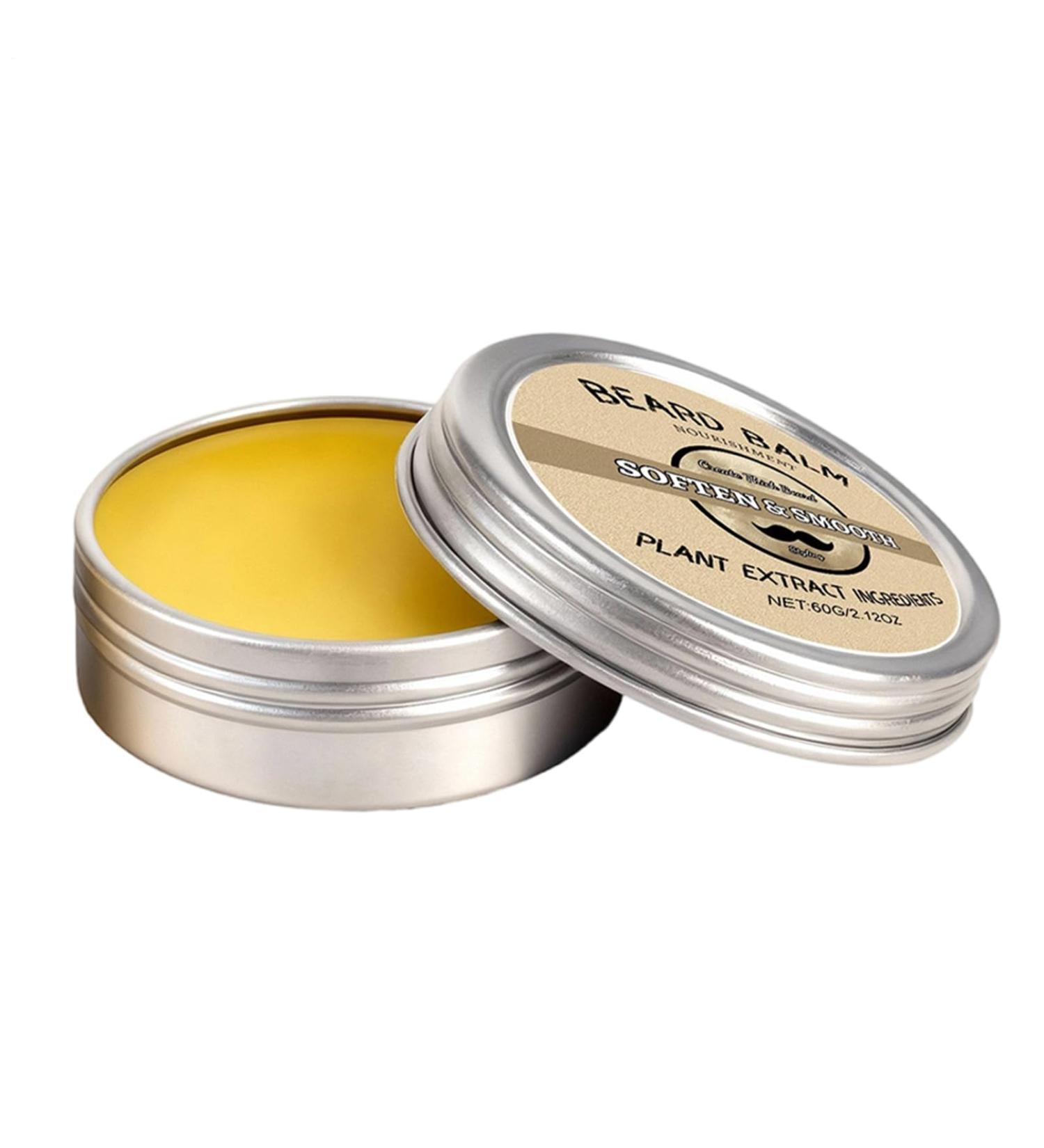 Adoucissant pour Barbe | 60g Conditionneur Adoucissant pour Moustache Cr me Hydratante pour Barbes - Pour Voyage Quotidien Maison Salon Spa Nuit Apr s-Rasage - Buy Online on GoSupps.com