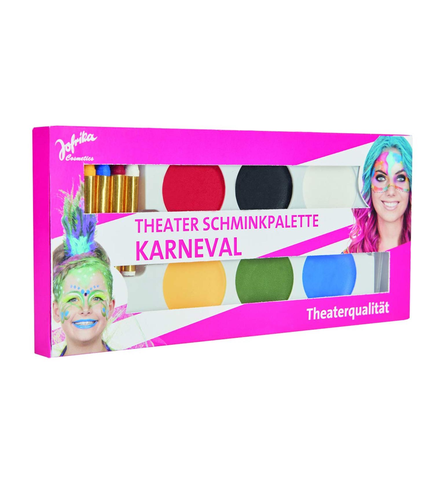 Jofrika Theater Makeup Palette - Professional Quality for Stage & Special Effects | International Shipping Available - Buy Online on GoSupps.com