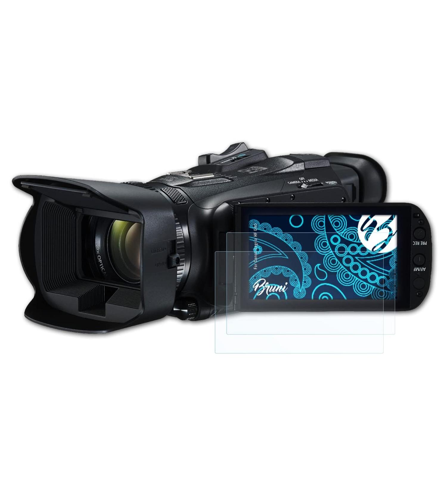 Canon Legria HF G40 Screen Protector - Clear Film (2 Pack) by Bruni - Buy Online on GoSupps.com