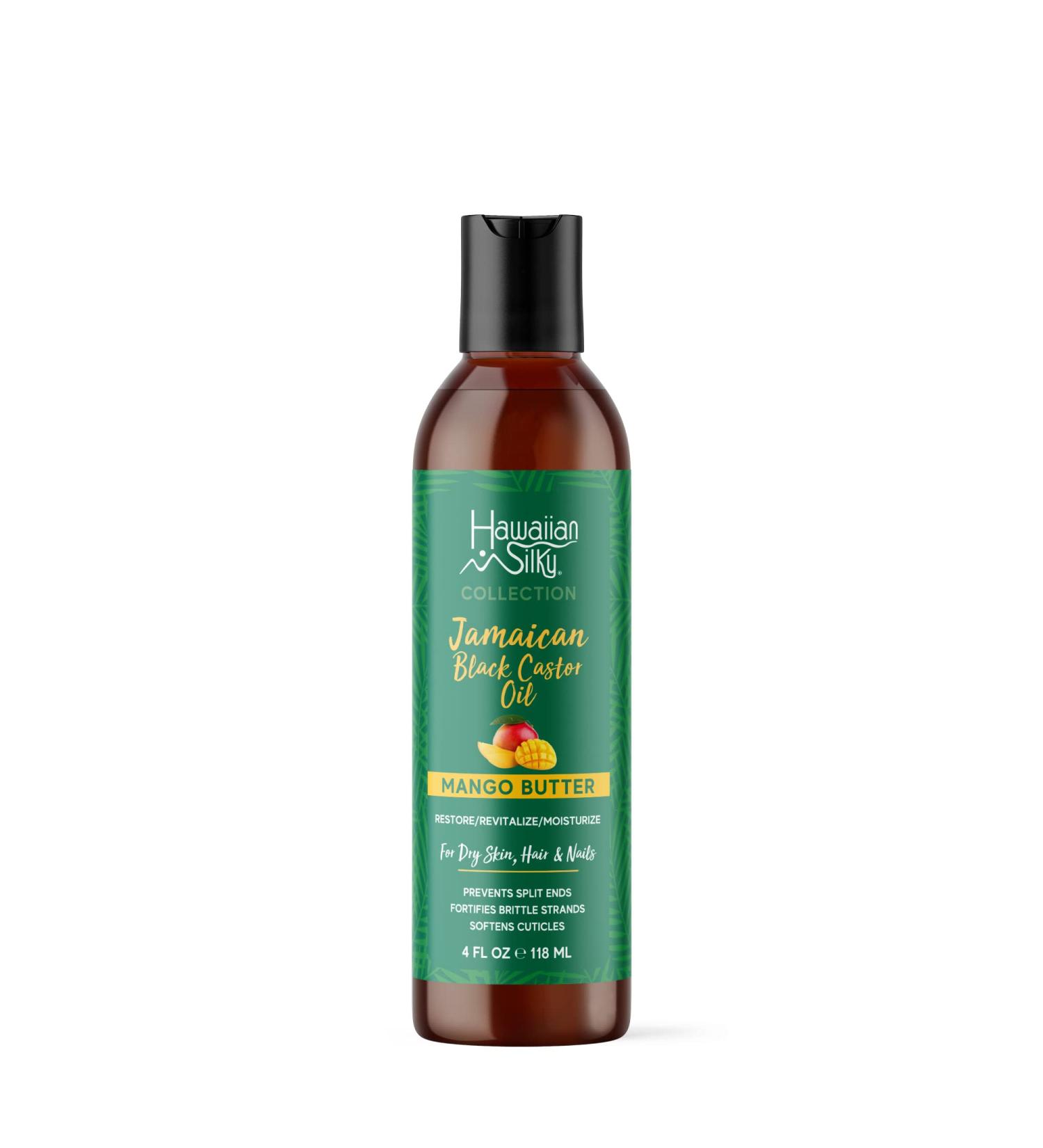 Hawaiian Silky Jamaican Black Castor & Mango Butter Hair & Skin Oil - Nourishing and Moisturizing Formula - Buy Online on GoSupps.com