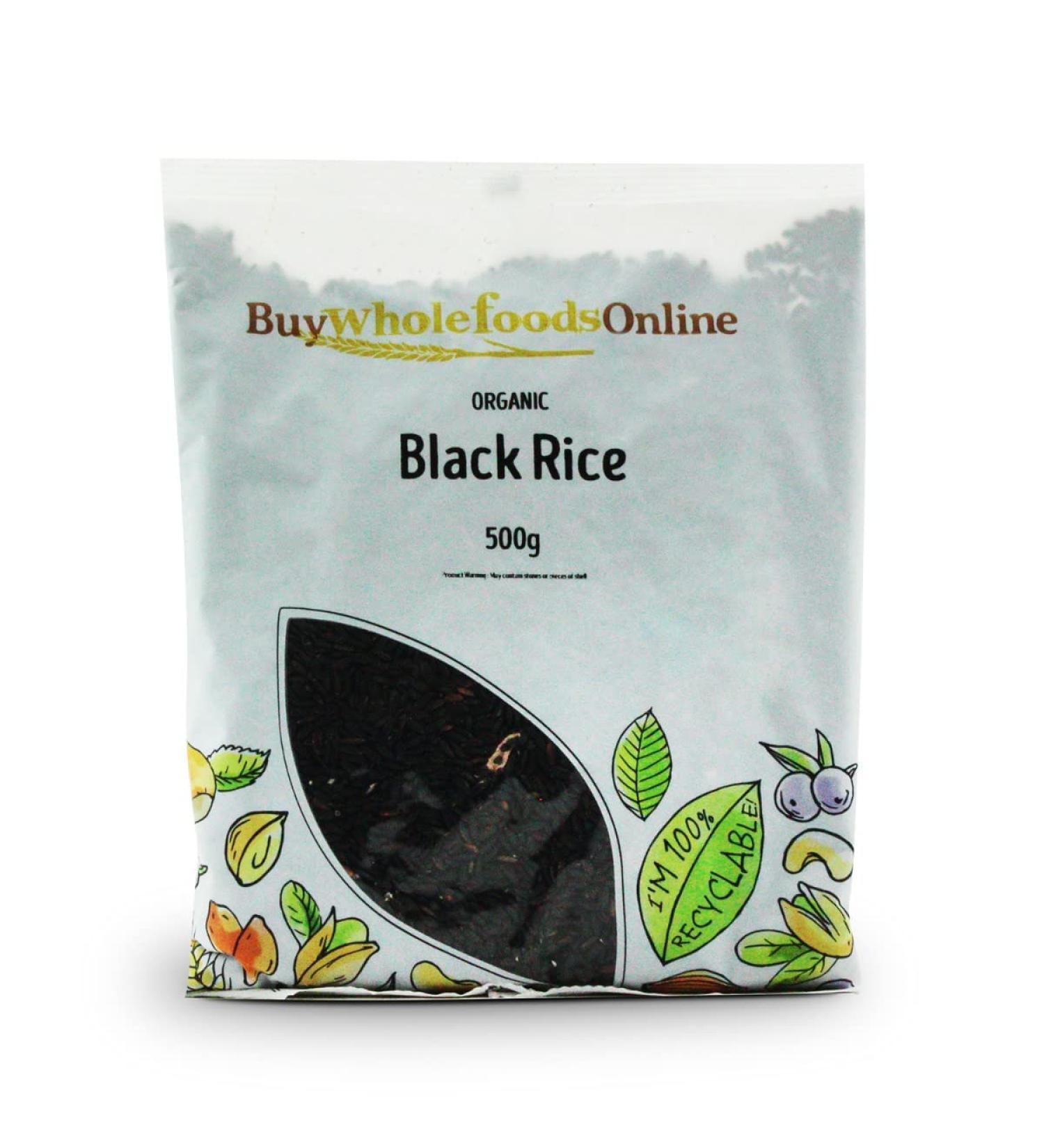 Organic Black Rice 500g (BWFO)