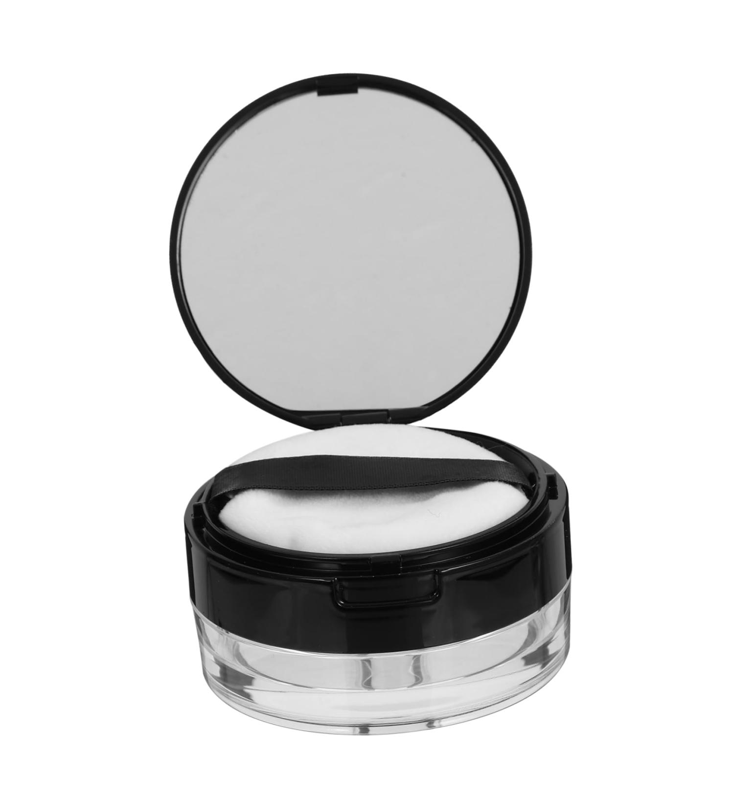 FOMIYES Powder Case with Mirror Lip Gloss Containers Make up Containers Refillable Loose Powder Holder - Buy Online on GoSupps.com