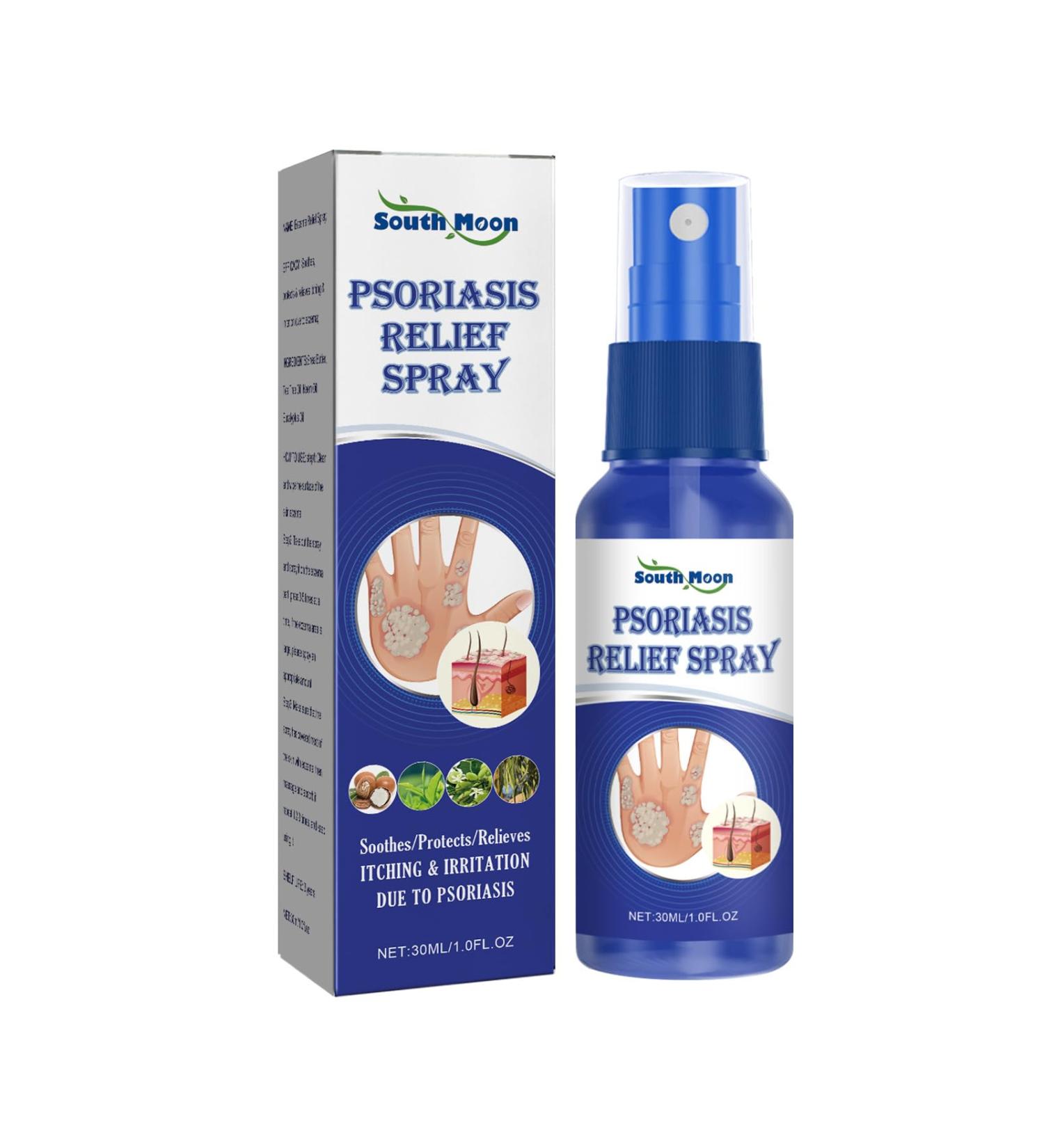 HEKEWER South Moon Psoriasis Repair Spray - Professional Herbal Treatment for Skin Plaque Psoriasis - Buy Online on GoSupps.com