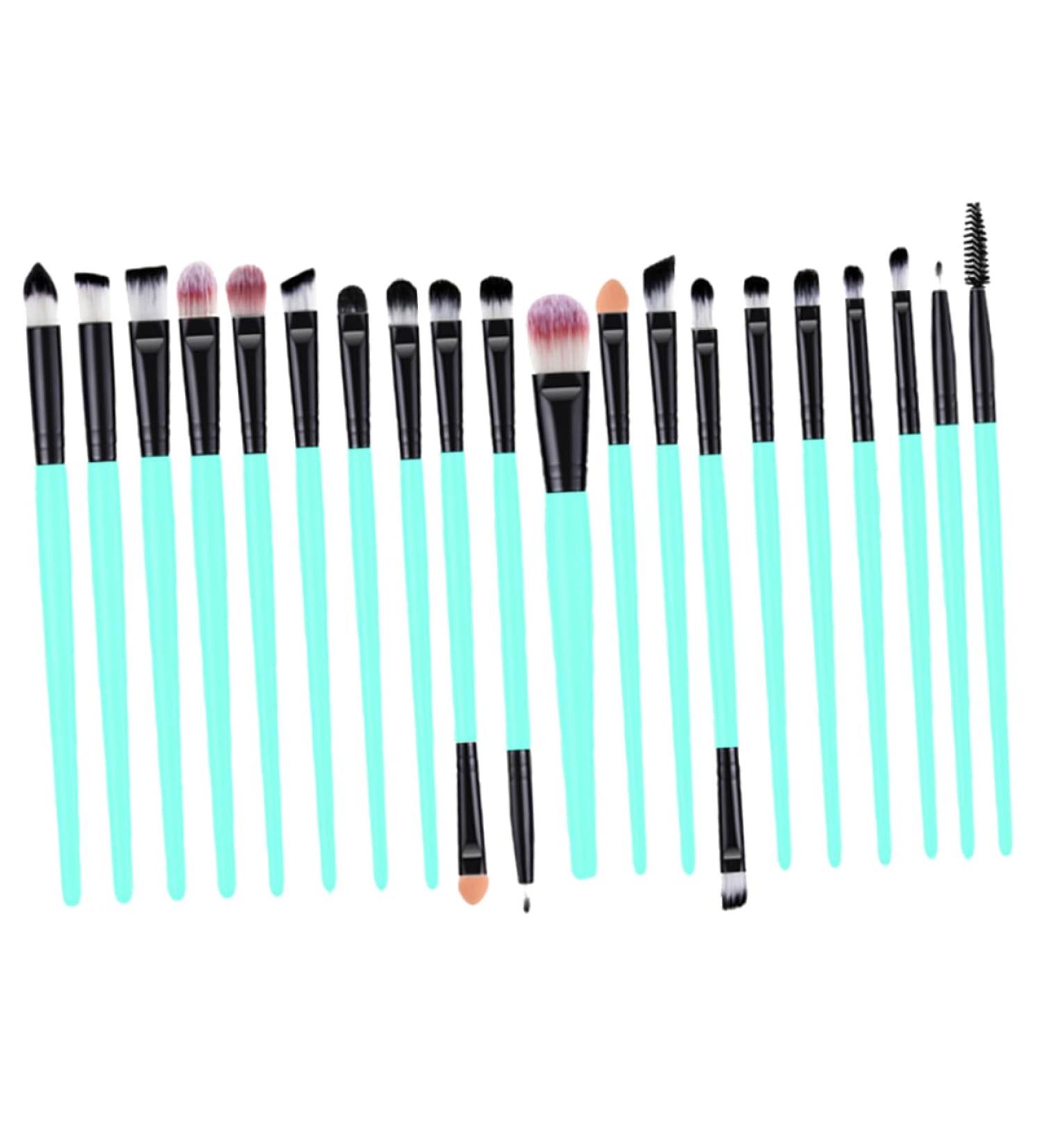 WOONEKY 20pcs Eyelash Eye Shadow Brush Makeup Brush Kit Eyeshadow Tools Shadow Eye Shadow Brush Size 1 As Shown - Buy Online on GoSupps.com