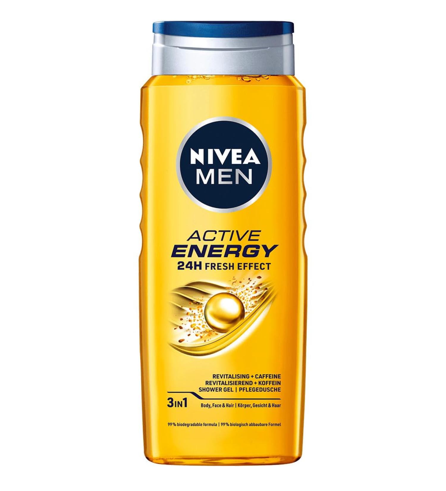 Men Active Energy Shower Gel 500 ml - Buy Online on GoSupps.com