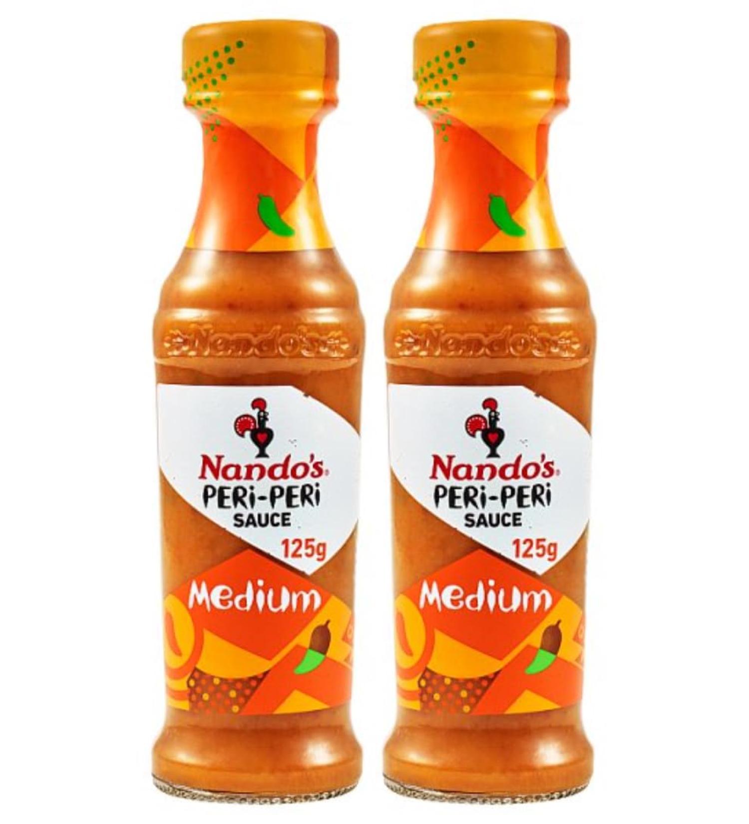 SHE Media Trade Nandos Peri Peri Medium Sauce 2X 125G - Buy Online on GoSupps.com
