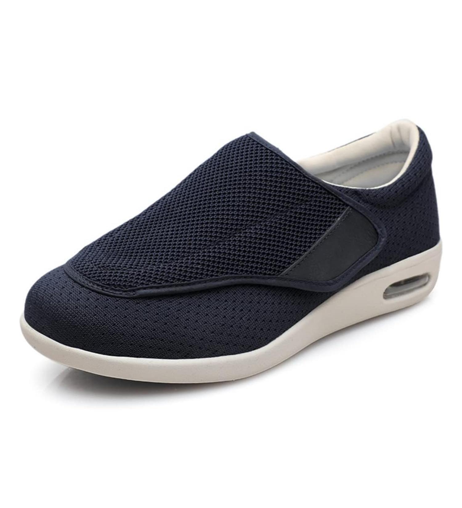 MOCINNA Men's Diabetic Shoes Wide Width Slip-On Sneakers for Arthritis Swollen Feet - Blue - Size 13 - Buy Online on GoSupps.com