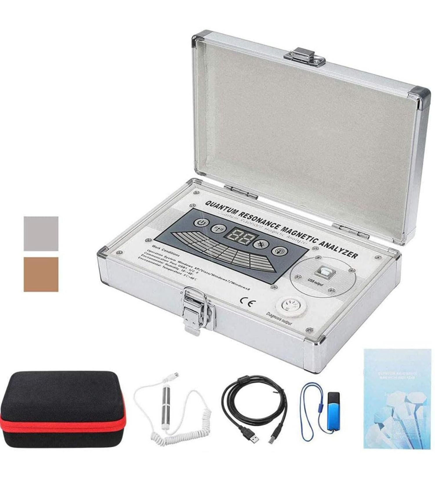 Quantum Therapy Analyzer | Portable Health Analyzer with 45 German Reports & Electrode Slippers - Optimize Your Wellness - Buy Online on GoSupps.com