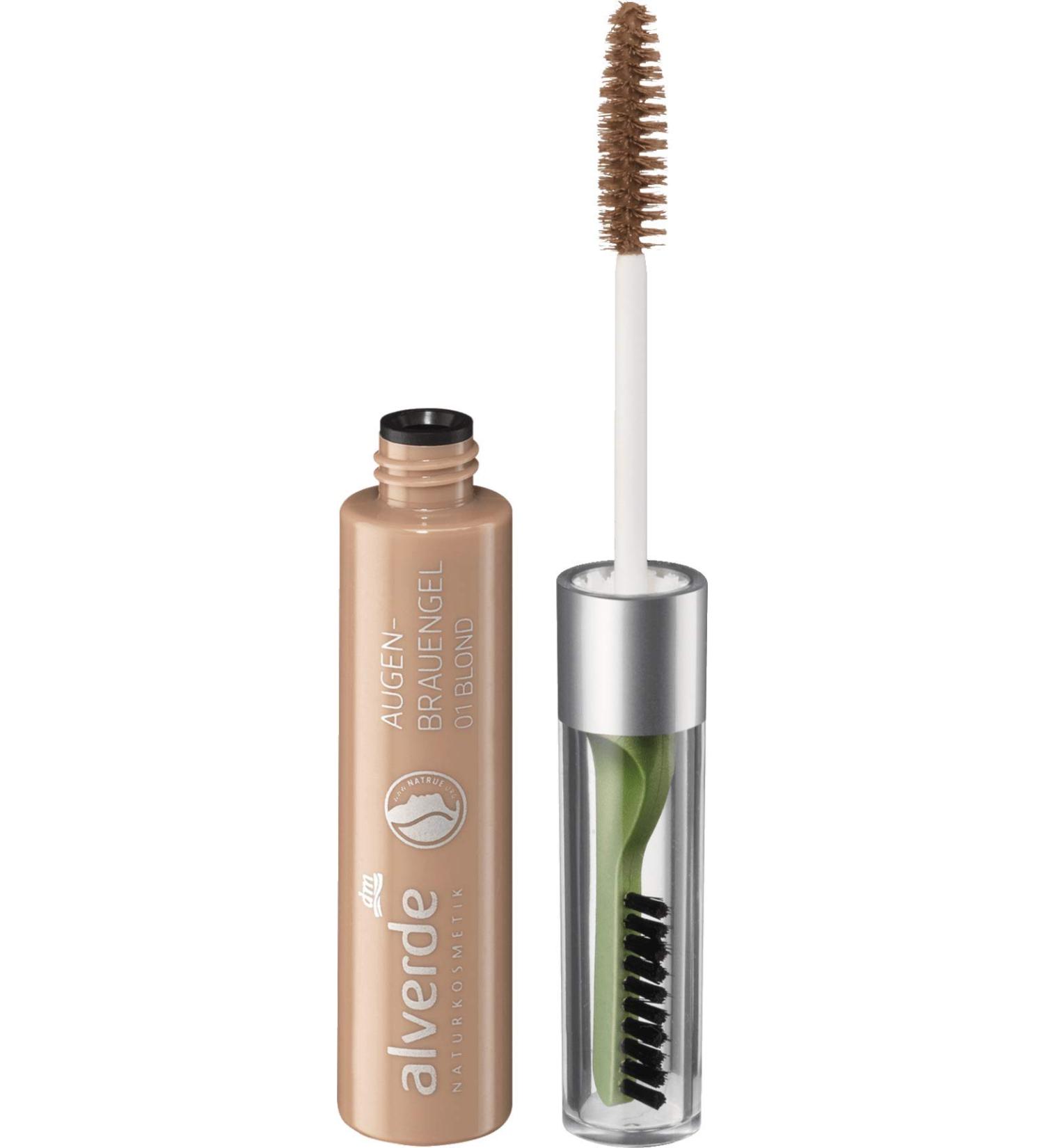 alverde NATURAL COSMETICS Eyebrow Gel Blond 01 6 ml vegan