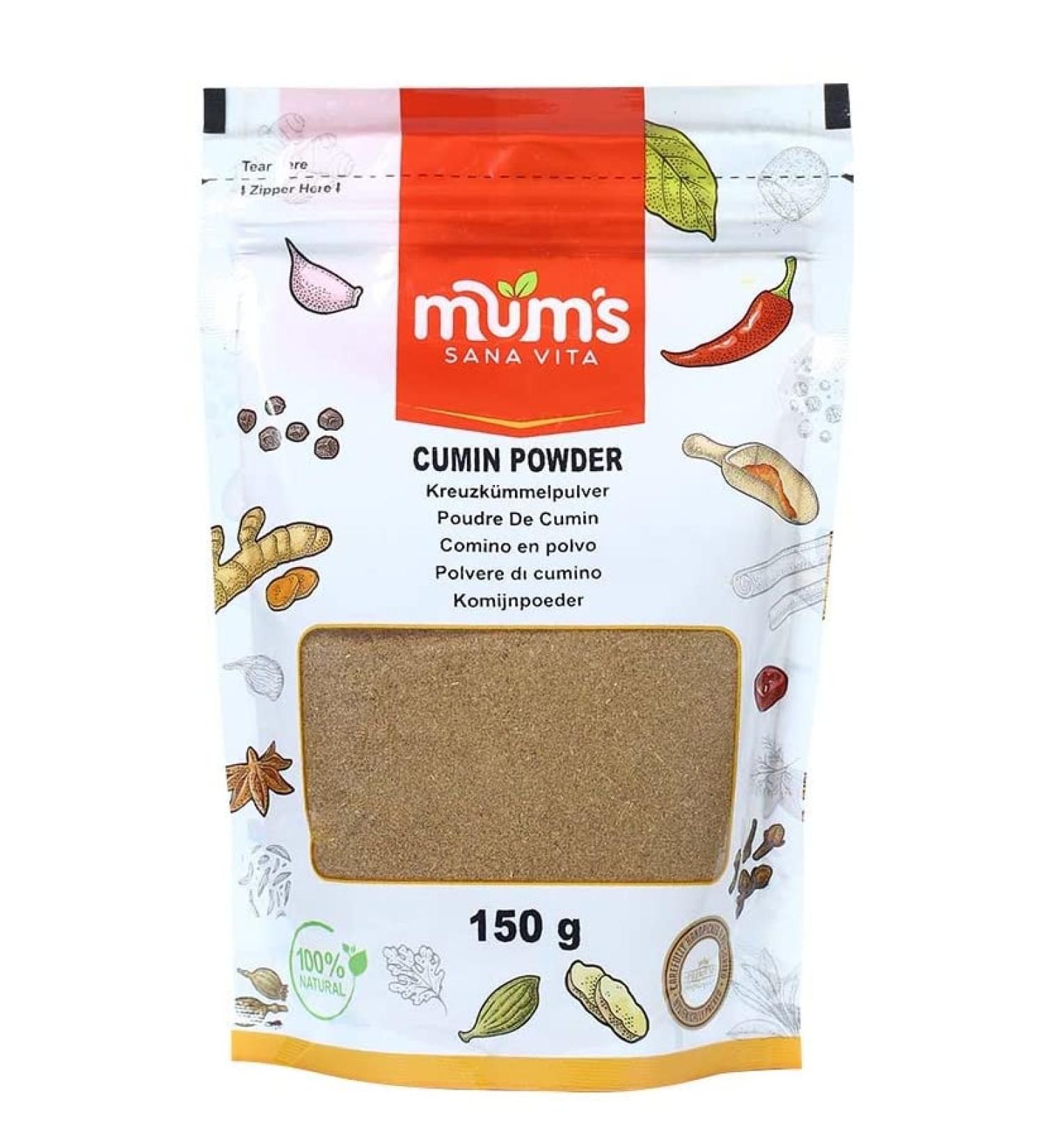 Mum's Premium Cumin Powder - 150g Ground Cumin Seeds | Buy Online - Buy Online on GoSupps.com