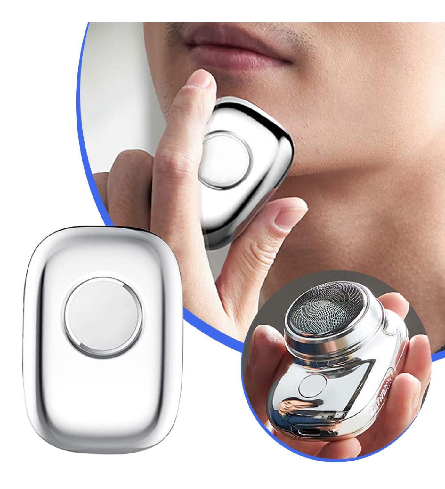 Mini Shave Portable Electric Shaver - 2023 Upgrade Travel Razor Rechargeable & Washable Perfect for Men s Face & Beard - Buy Online on GoSupps.com