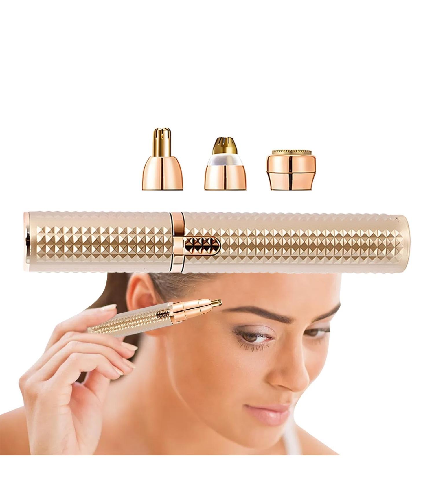 Aznever Hair removal device nose hair trimmer for women Safe Electric Facial Shavers Efficient Eyebrow ShaversConvenient Hair Removal EpilatorsEyebrow Trimmer for Gold - Buy Online on GoSupps.com