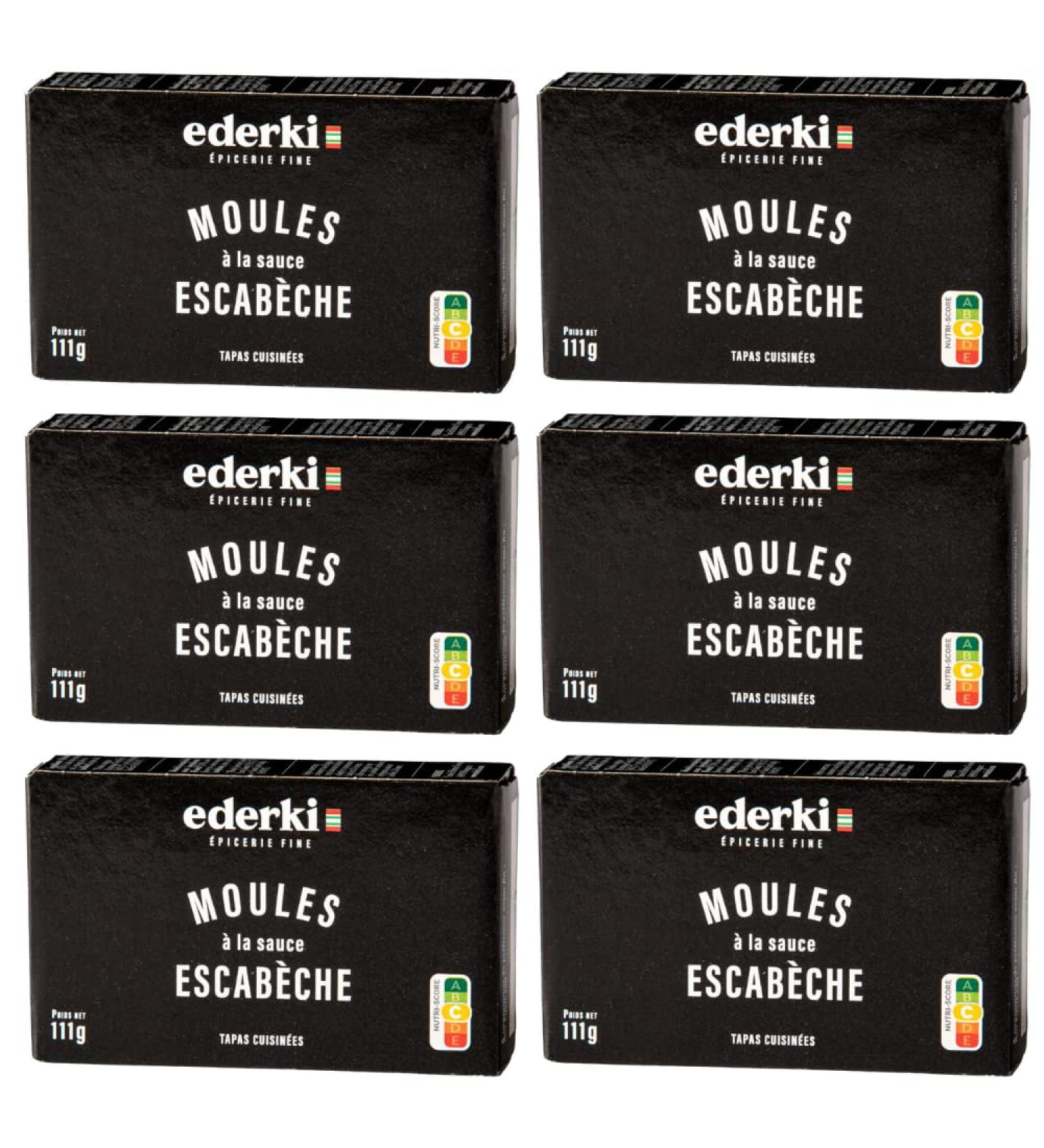 Mussels in Escabeche Sauce 111g x 6 - Buy Online on GoSupps.com
