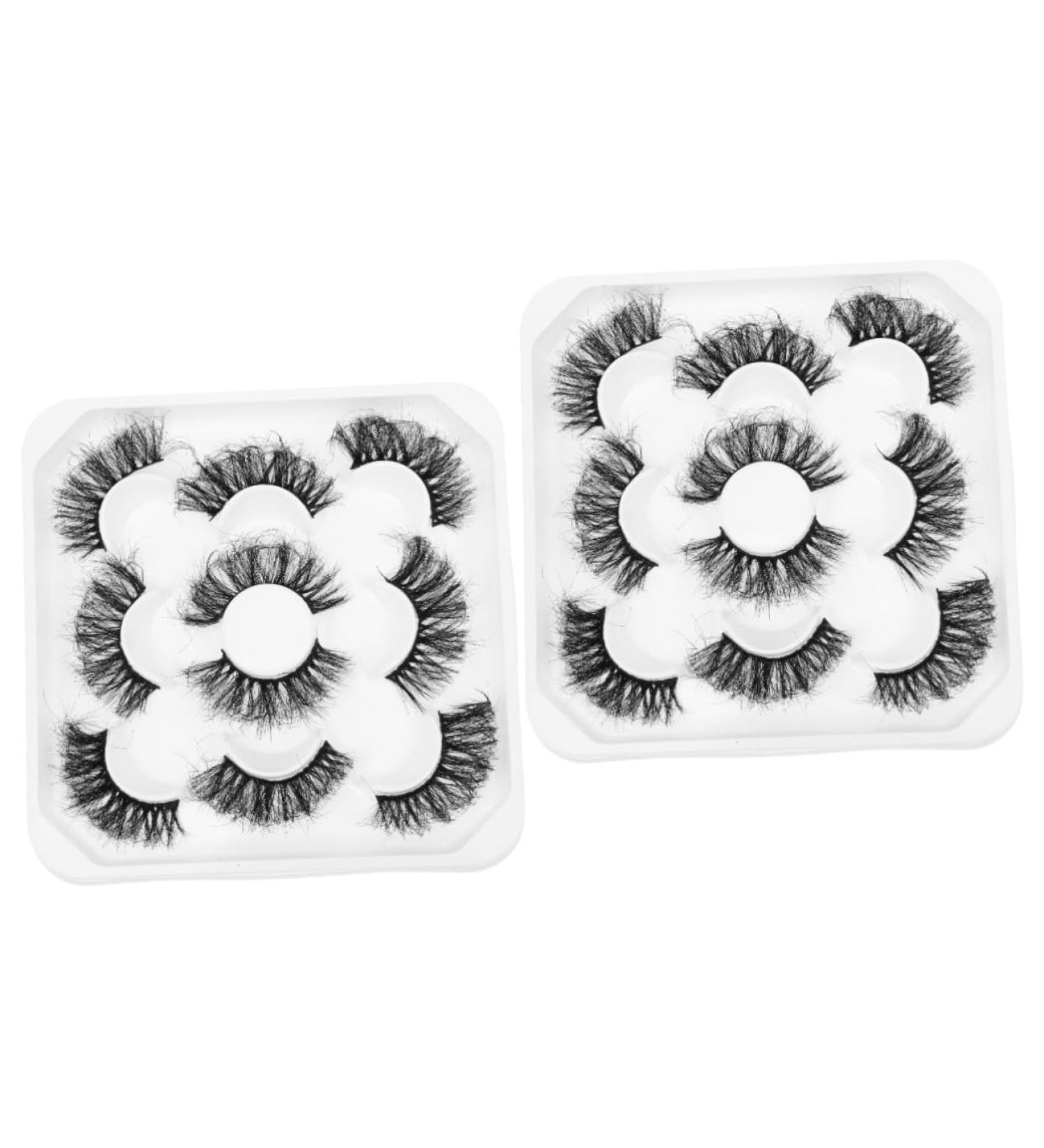 Ipetboom 10 Pairs Eyelashes Fake Lashes False Lash Extensions Long Fake Lash Cosmetic Lashes 3d Soft Light Fake Lash Soft Thick Lashes Women Fake Eyelash Natural Extend Miss Fiber - Buy Online on GoSupps.com