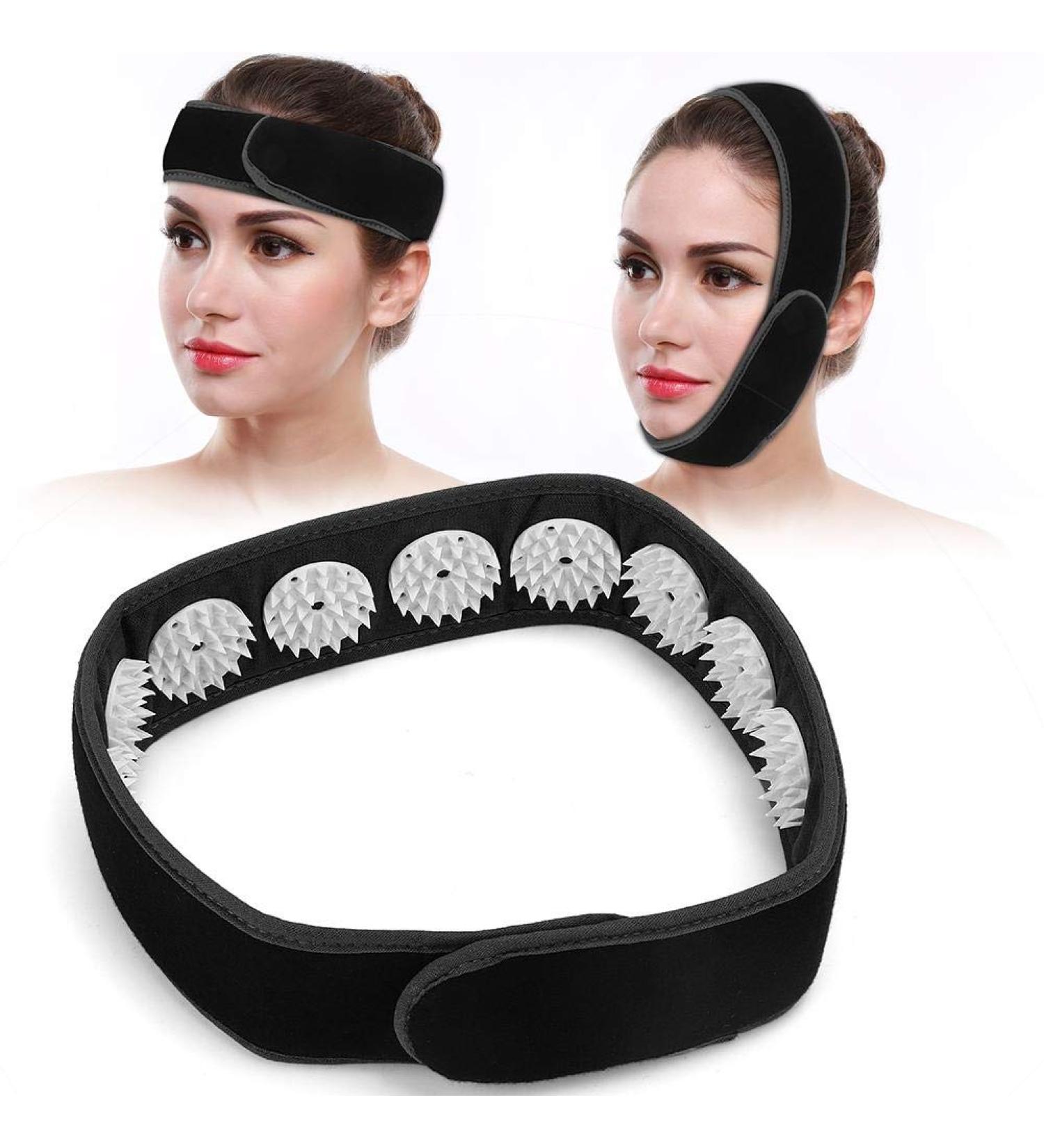 Portable Acupuncture Headband - Head Massager for Headaches & Yoga Fitness | Black | Everyday Use - Buy Online on GoSupps.com