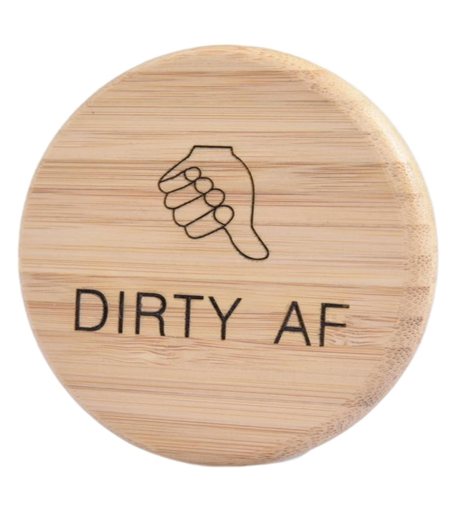 Libetter Dishwasher Clean Dirty Sign - Bamboo Non-Scratch Strong Magnetic Flip Indicator | Non-Scratch Easy To Read Dishwasher Sign for Better Kitchen Organization - Buy Online on GoSupps.com