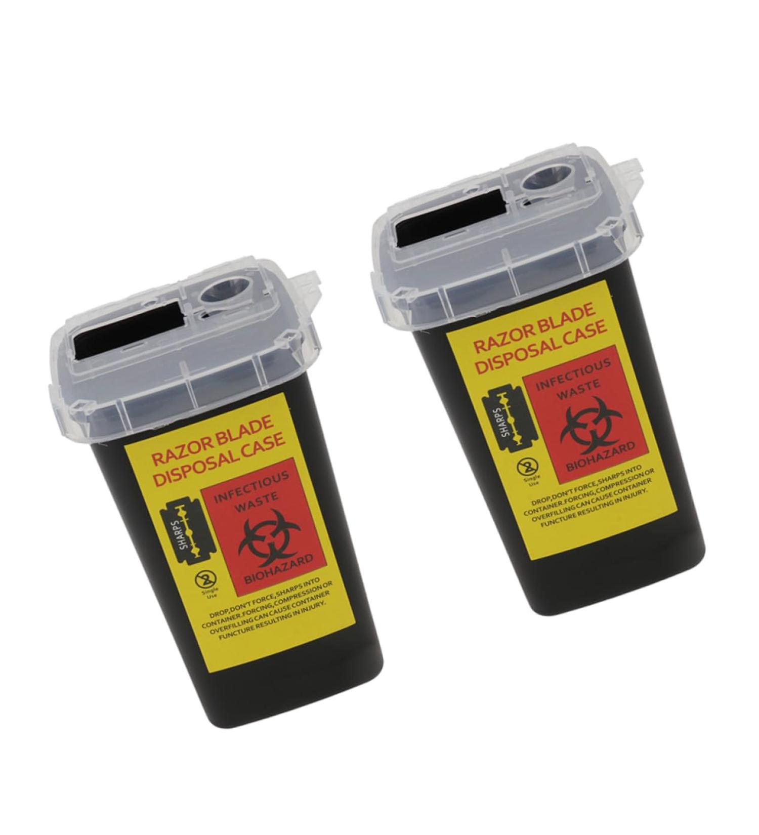 Beavorty Boxing Blade Storage Box - 2 Pieces Sound & Razor Storage for Shell Disposal - Shop Internationally - Buy Online on GoSupps.com