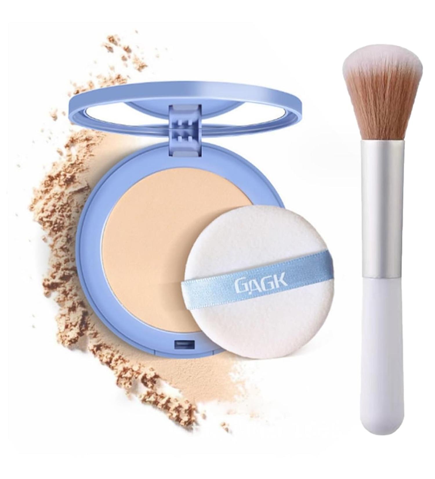 Polvo Compacto Perfecci n Matte Gagk Matte Perfection Pressed Powder Matte Setting Powder Compact Face Finishing Powder Makeup Long Lasting Waterproof Powder Foundation Lightweight(01# Light) - Buy Online on GoSupps.com