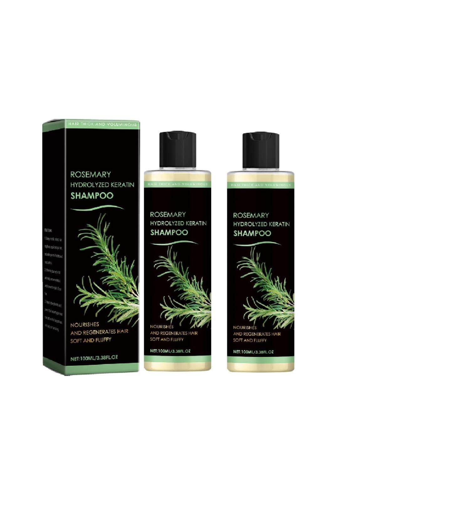 Shampoing fortifiant au romarin : paissit et fortifie naturellement les cheveux. Contient de la k ratine hydrolys e. Convient aux cheveux fins et la chute de cheveux. Unisexe. 2* - Buy Online on GoSupps.com