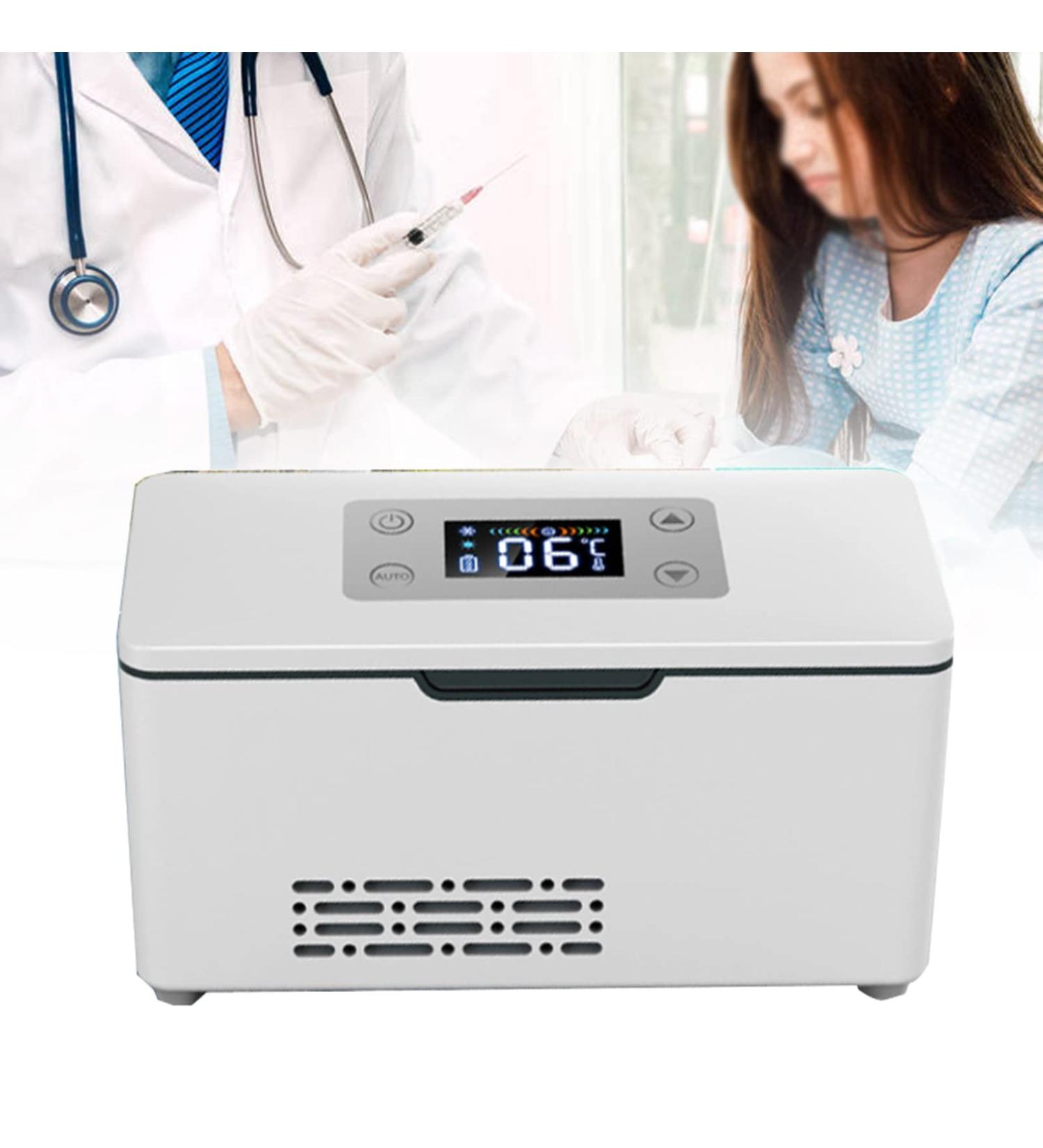 ALSUP Insulin Cool Box Portable Electric Cooler for Medication 2-8 Degrees - Ideal for Travel & Summer - White 1cell - Buy Online on GoSupps.com