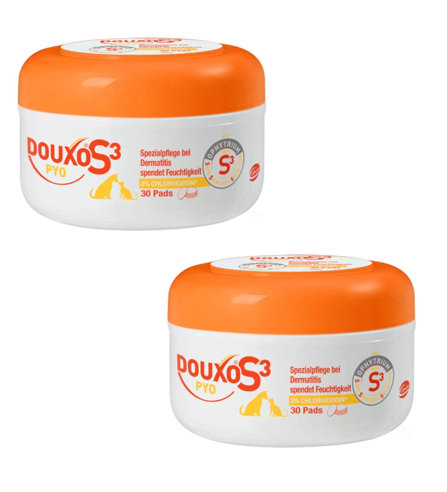 Ceva Douxo S3 Pyo Pads - Double Pack - 2 x 30 pcs