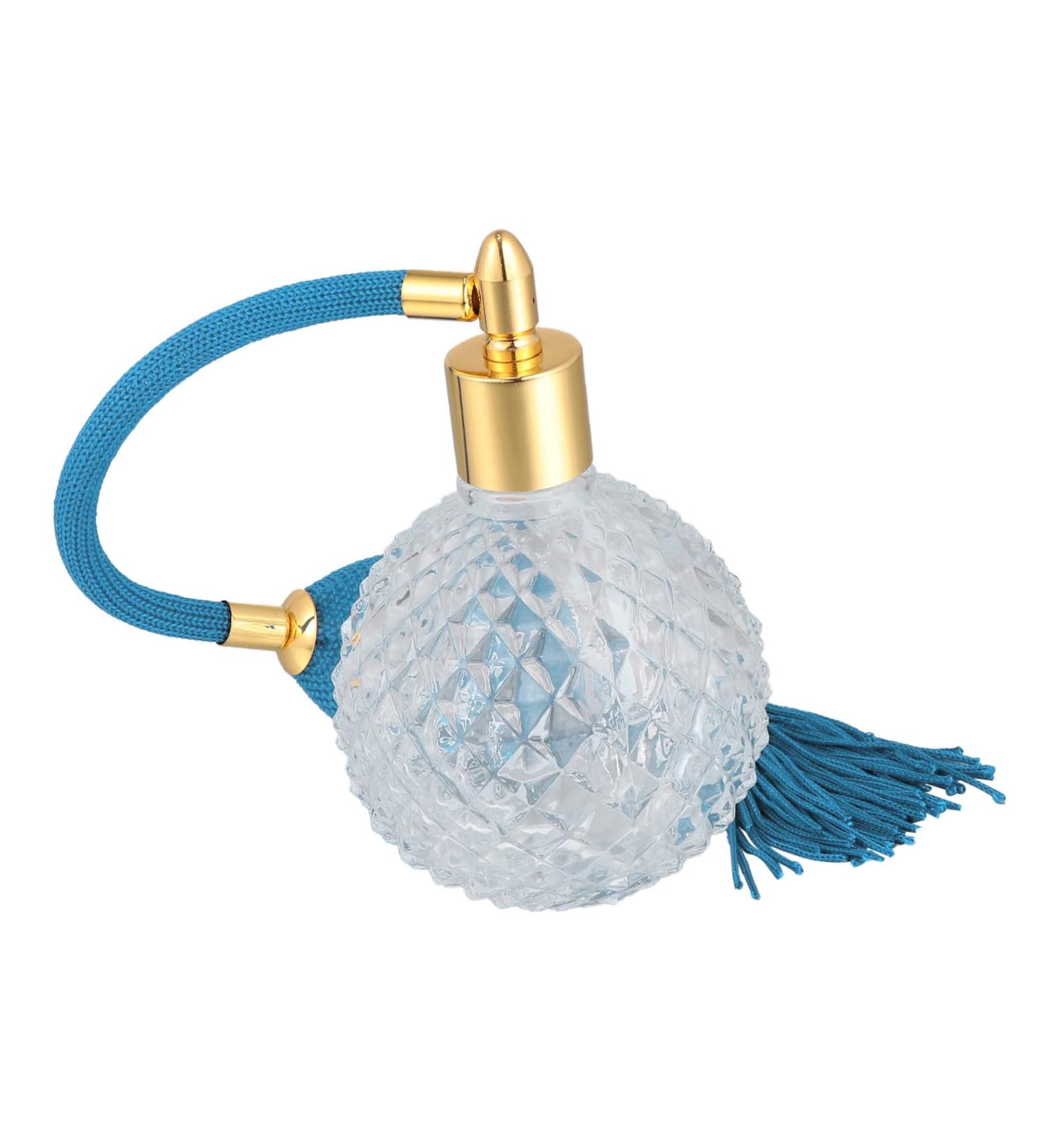 Housoutil 1pc Air Bag Perfume Bottle Pump Retro Decor Perfume Vintage Crystal Mini Perfumes Empty Perfume Sprayer Mini Spray Bottle Essential Oil Bulb Glass Accessories Travel Brew 10.5X7.6CM Transparent - Buy Online on GoSupps.com