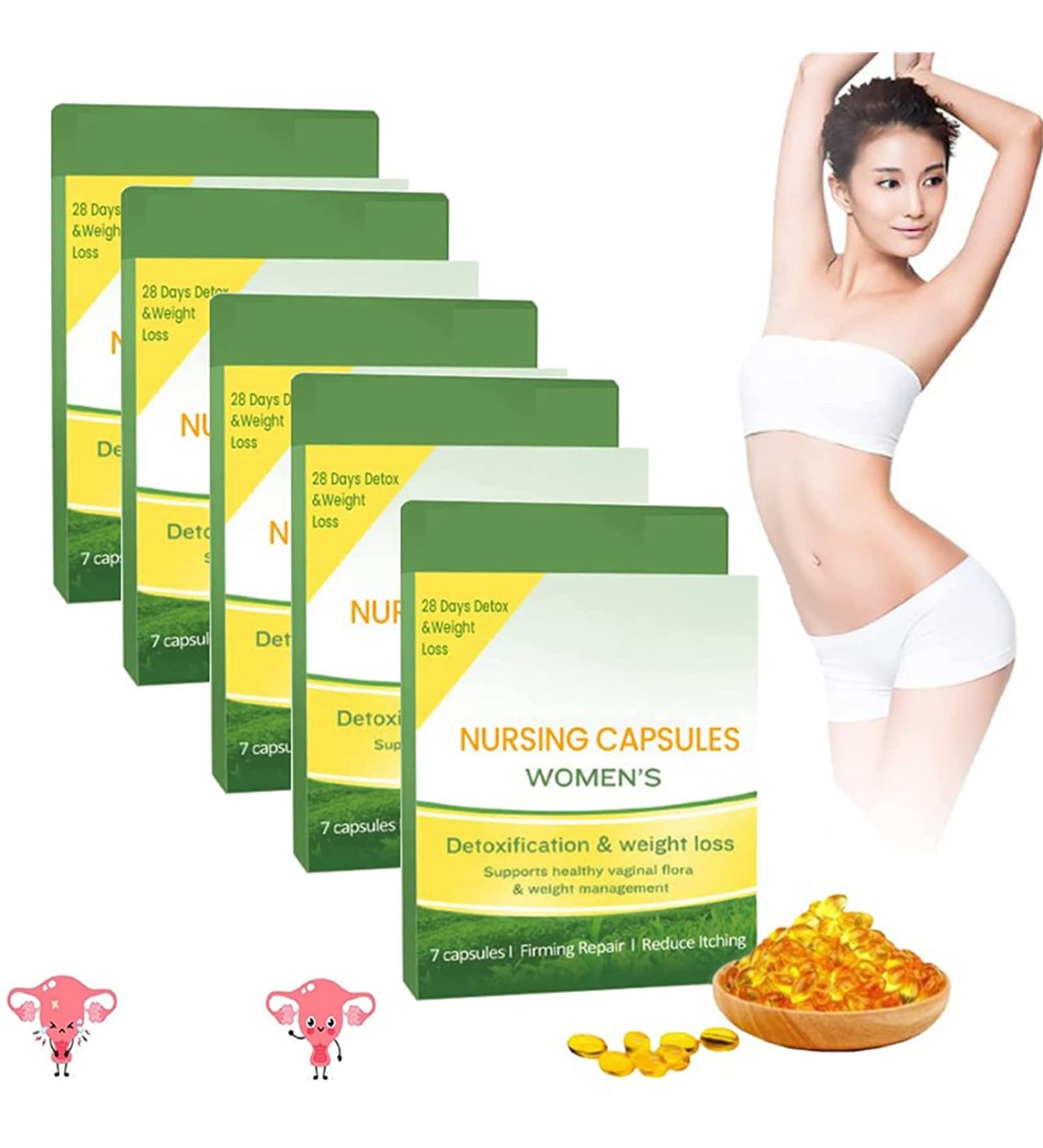 UltraSlim Natural Detox Slimming Capsules - Instant Tightening and Repair Viginal Capsules - Soothe, Slim, and Nourish Vagina - 5 Box Pack - Buy Online on GoSupps.com