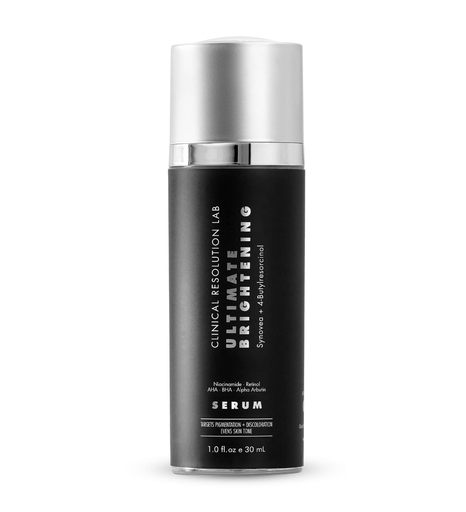Clinical Resolution Ultimate Brightening Serum For Face Help Daily Anti-Wrinkle Dark Spot Corrector to Brighten & Even Tone Mineral-Oil & Dye-Free Moisture Antioxidants and Nutrient for Skin 30ml - Buy Online on GoSupps.com