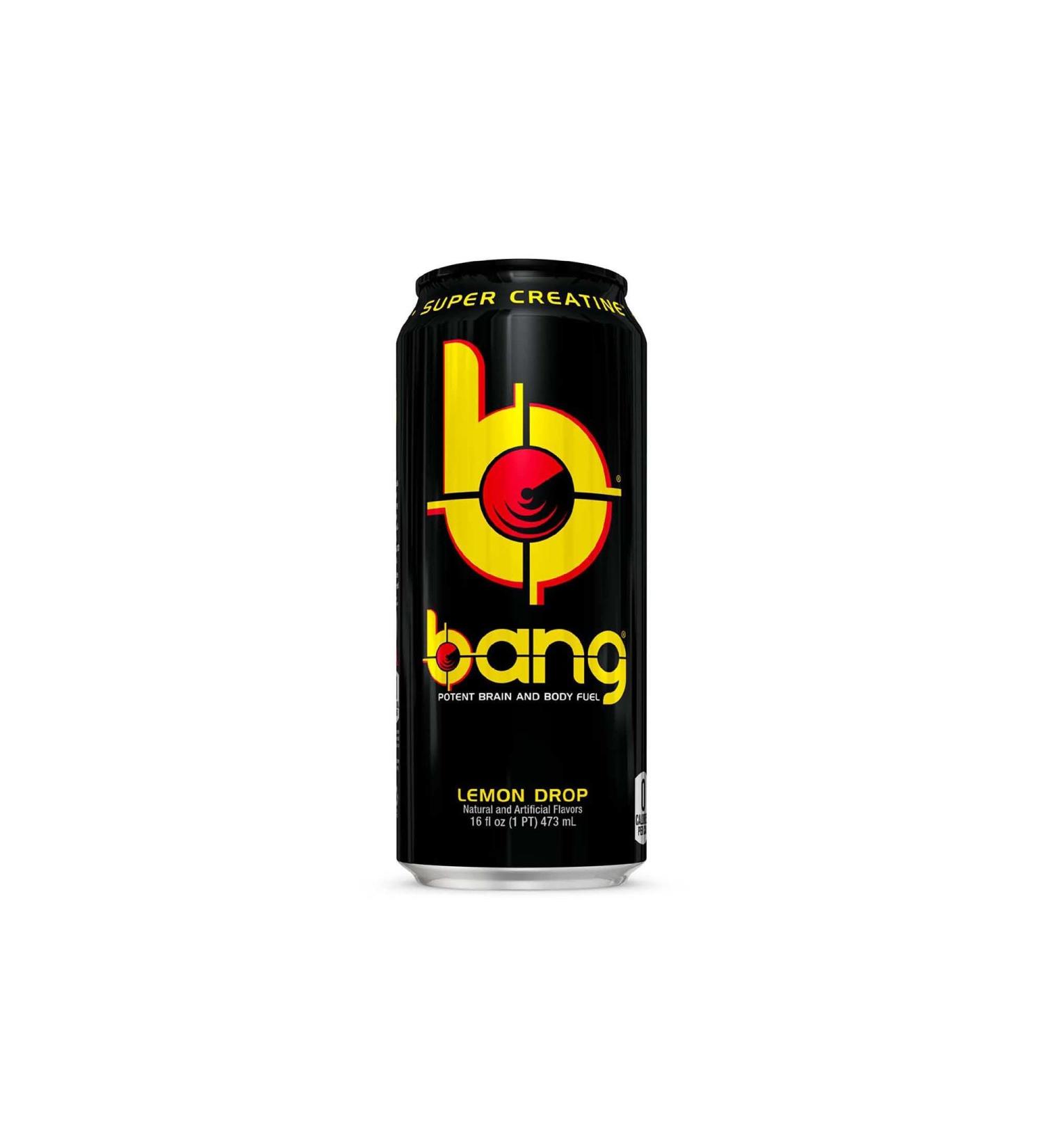 VPX Bang - Lemon Drop - 16 Fl Oz (Pack of 12)