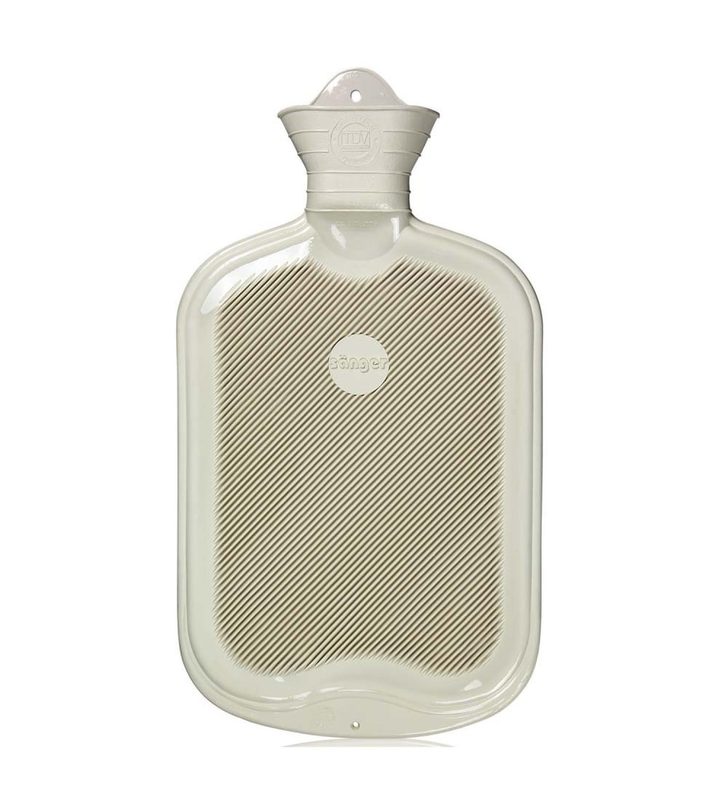 2 litre rubber hot water bottle hot water bottle warm therapy slats on both sides white slats on both sides white