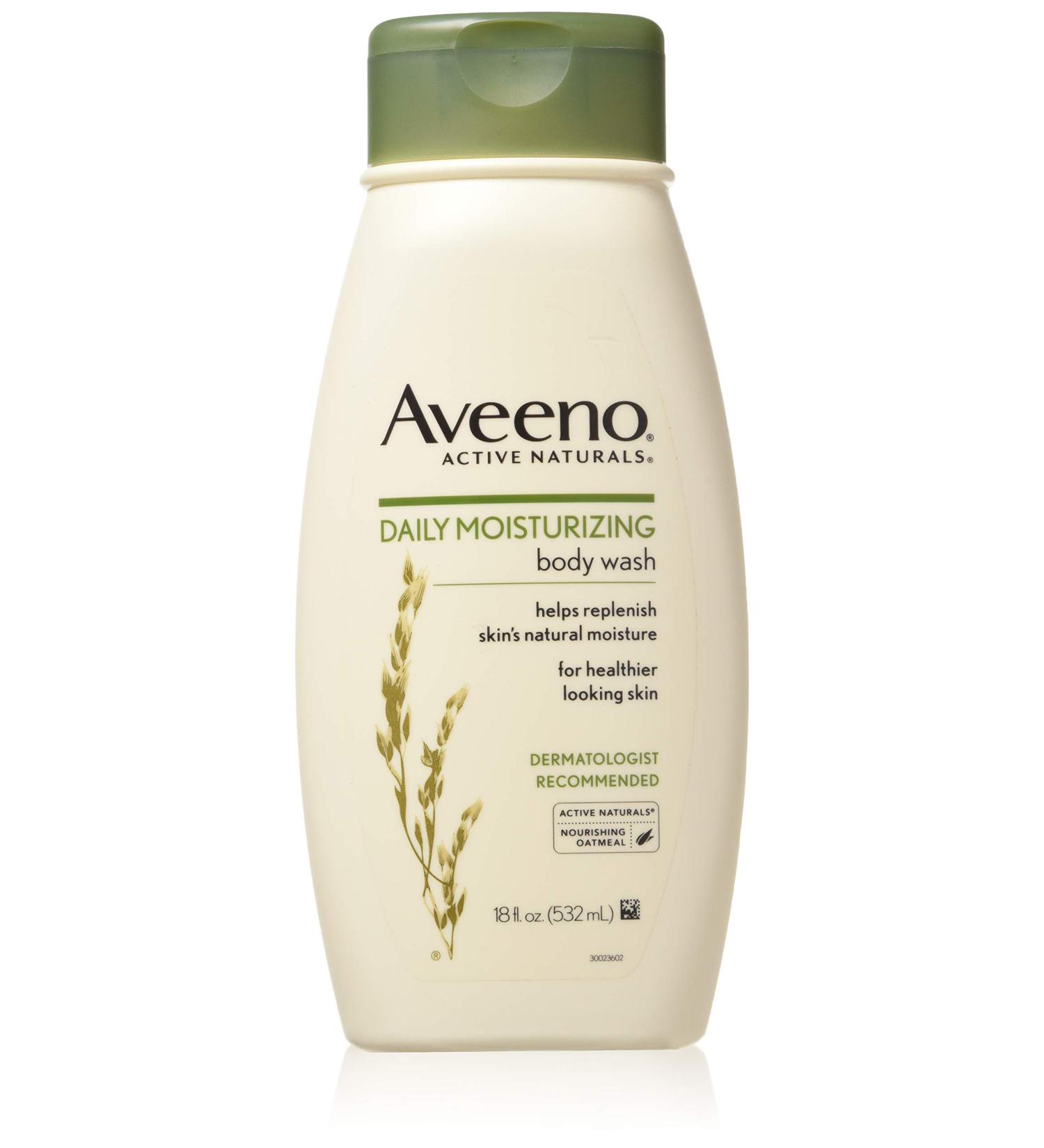 Aveeno Daily Moisturizing Body Wash - Soothing Oat Cream Shower Gel 18 fl. oz (Pack of 2) - Buy Online on GoSupps.com