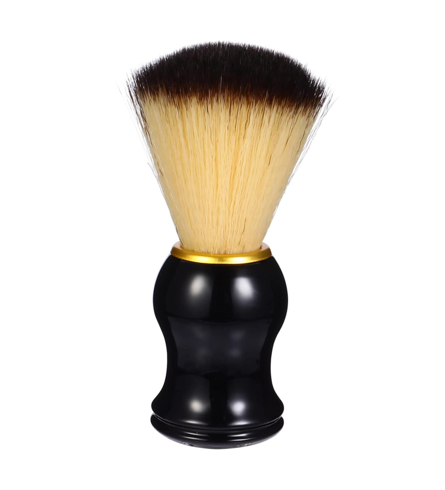 Minkissy Men's Shaving Razor Brush - Premium Beard Care Tool & Short Handle Shaving Soap Brush for Ultimate Grooming - Buy Online on GoSupps.com