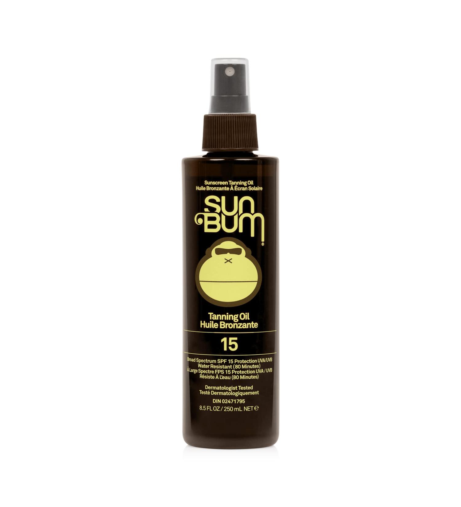 Sun Bum Sunscreen Tanning Oil Spf 15 8.5 ounce Single Tanning Oil - Buy Online on GoSupps.com