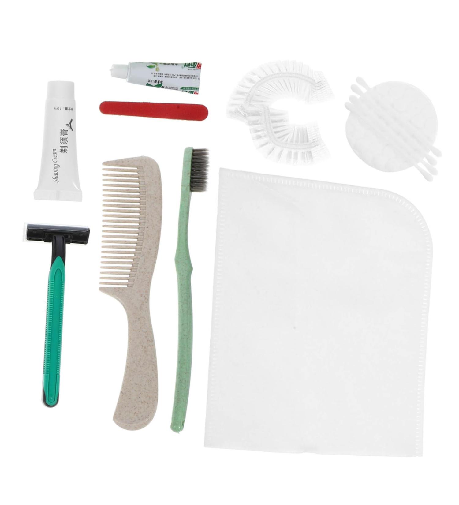 Travel Utensil Set | Healeved Daily Hygiene Kit - Toothbrush & Cleaning Essentials for Hotels - Buy Online on GoSupps.com