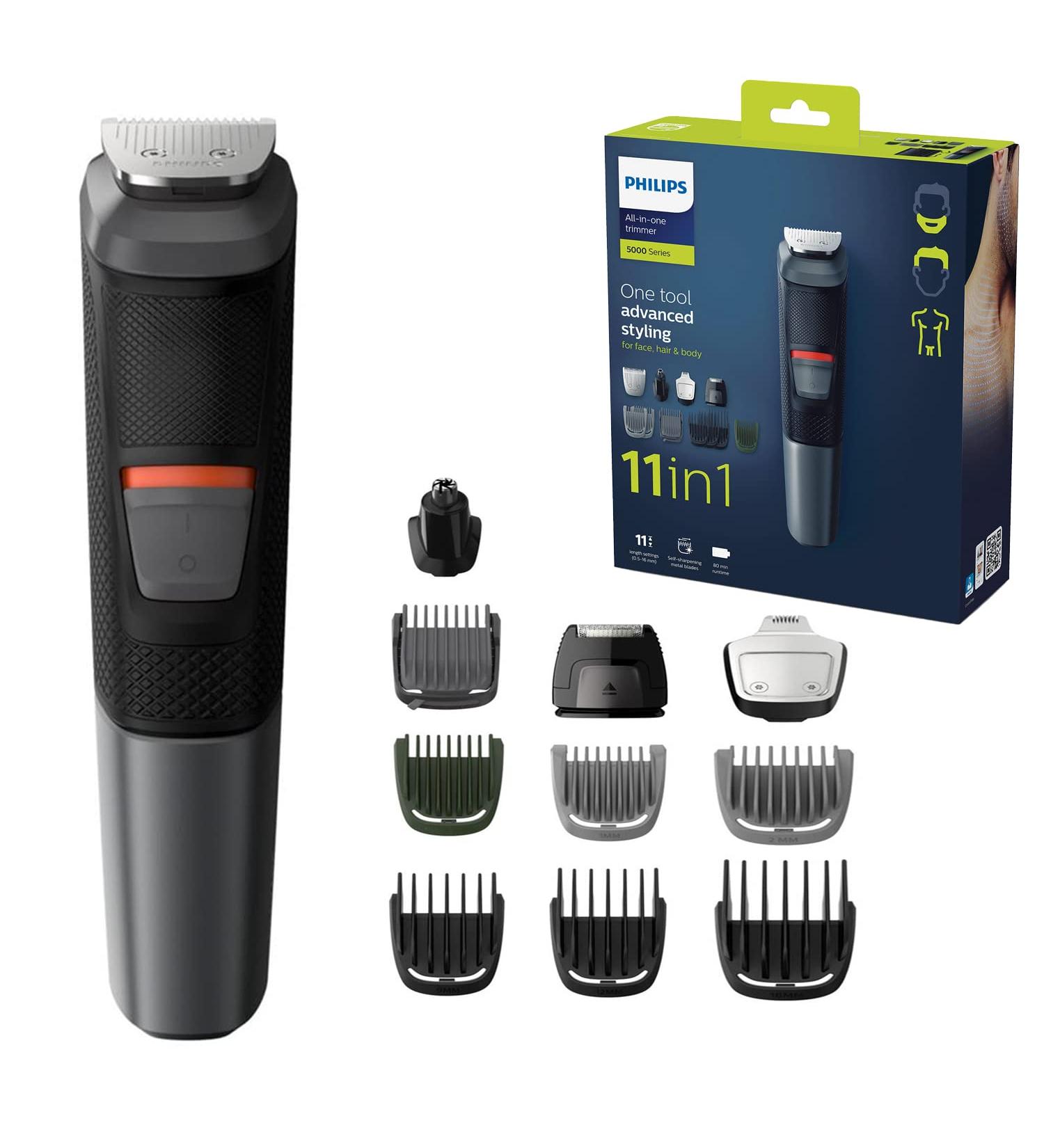 Philips 11-in-1 All-In-One Trimmer Series 5000 Grooming Kit | MG5730/33 UK 3-Pin Plug - Buy Online on GoSupps.com