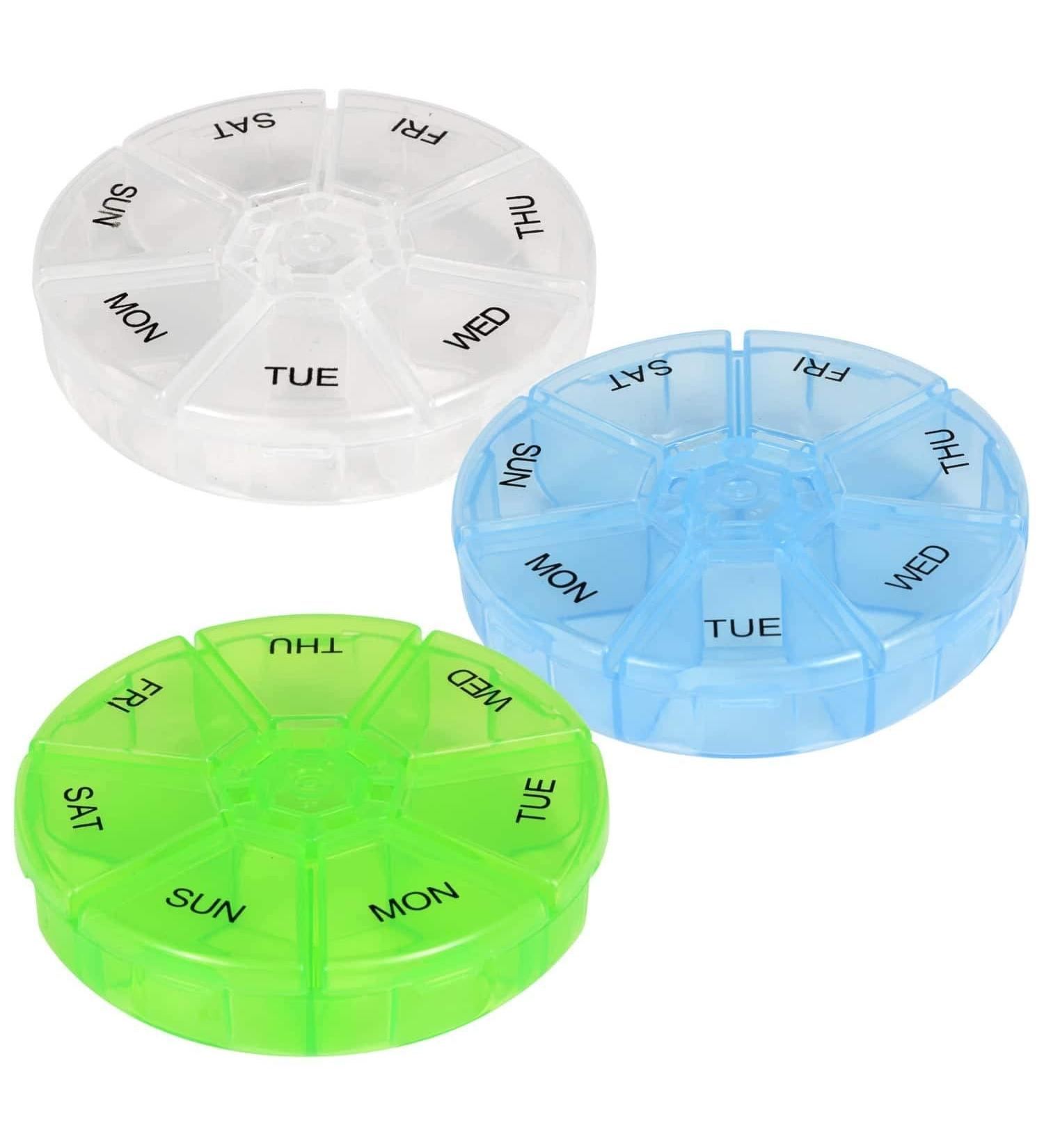 7-Day Pill Organizer (Blue)