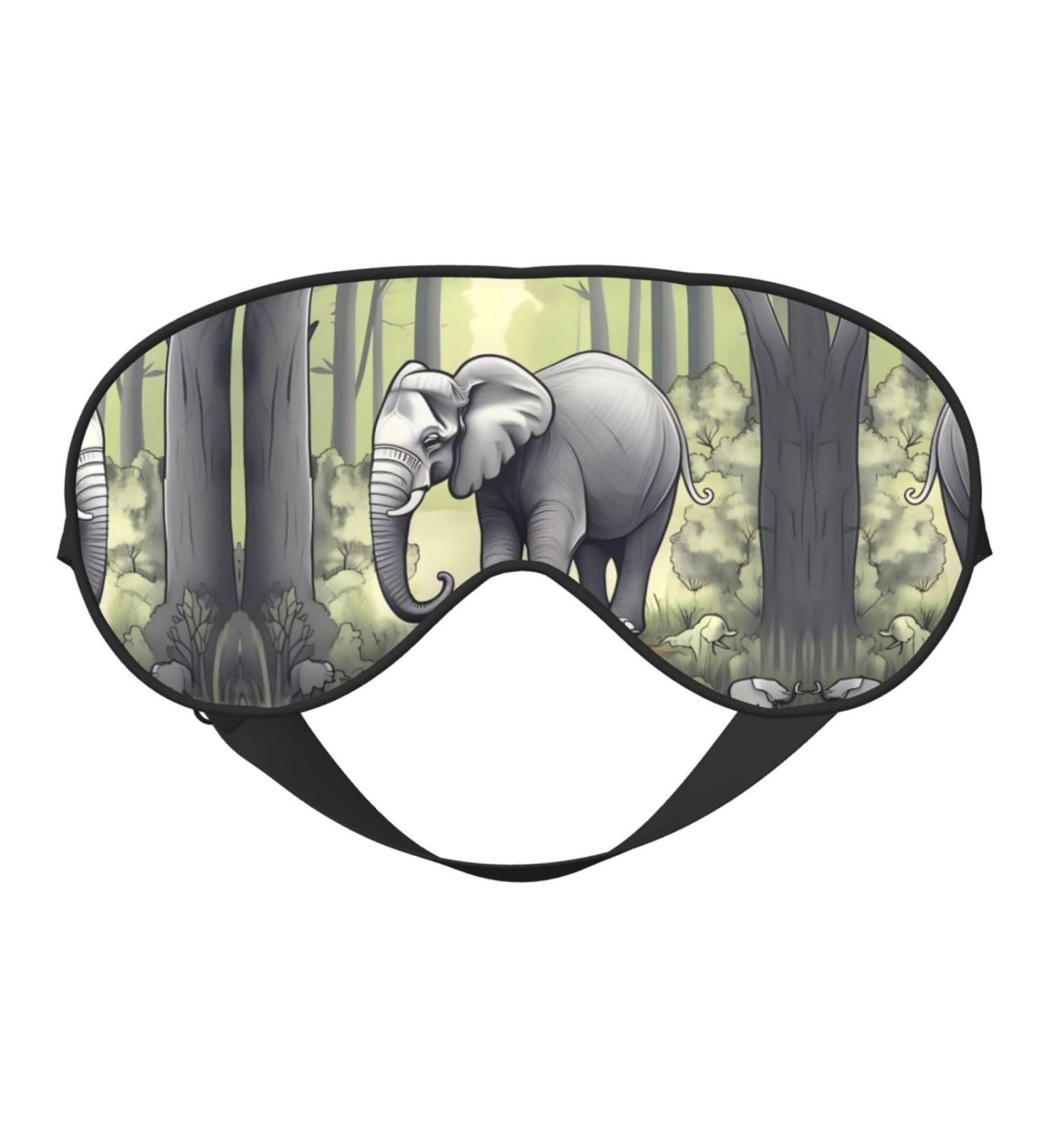 Walking Elephant Eye Mask - Soft Adjustable Nighttime Comfort for Men & Women | International Shipping Available - Buy Online on GoSupps.com