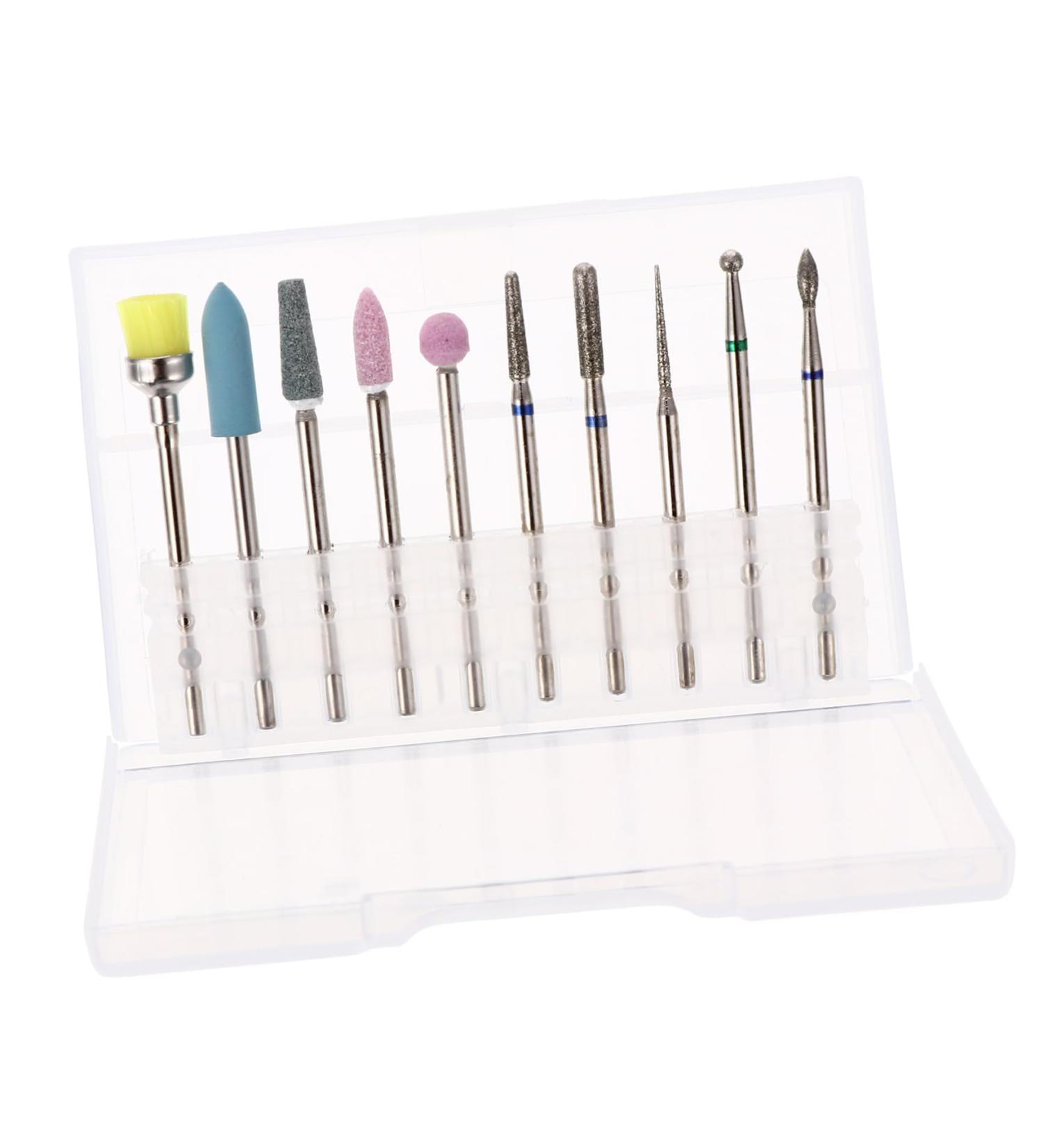 Beavorty nail polisher Remove Nail Bits carbide nail drill bit professional nail drill nail drill bits drill for nails professional cleaning kit nail gel Metal Drilling tool to rotate - Buy Online on GoSupps.com