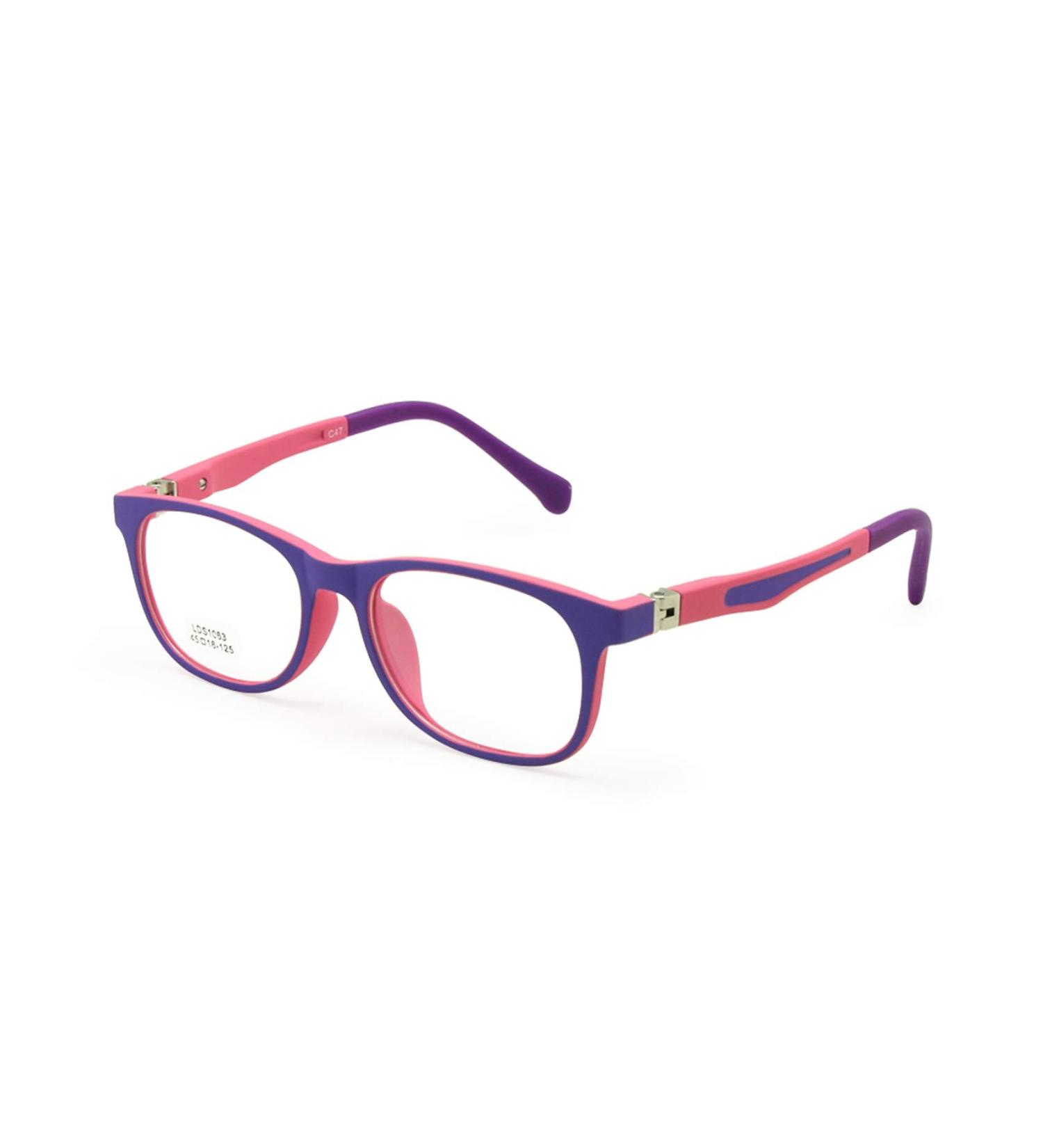 Enzodate TR90 Children's Glasses - Safe & Flexible Optical Frame for Boys & Girls (Size 45 Ages 3-5) with Spring Hinge - Plano Lenses - Buy Online on GoSupps.com
