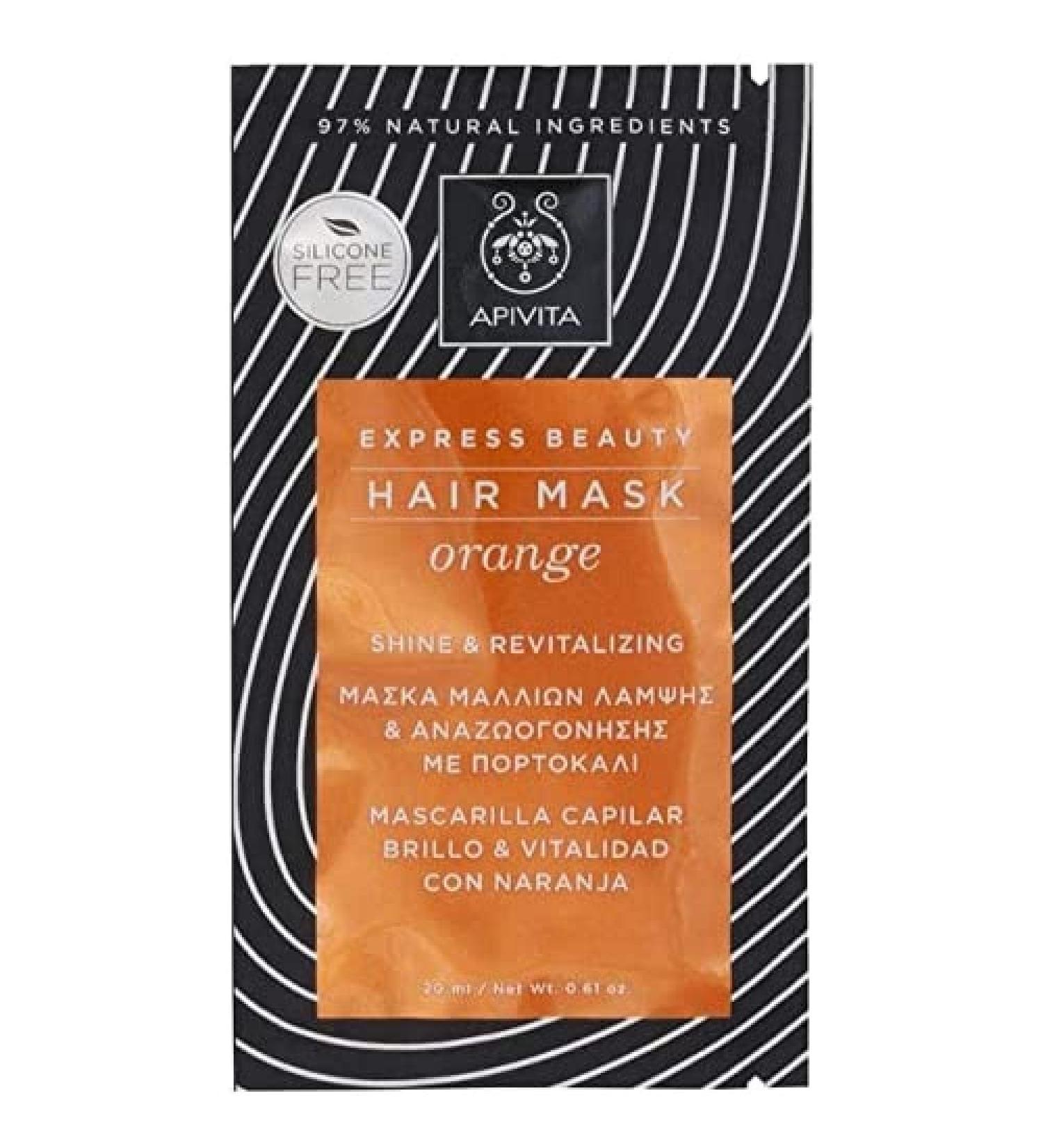 Apivita Shine and revitalizing hair mask (Express)