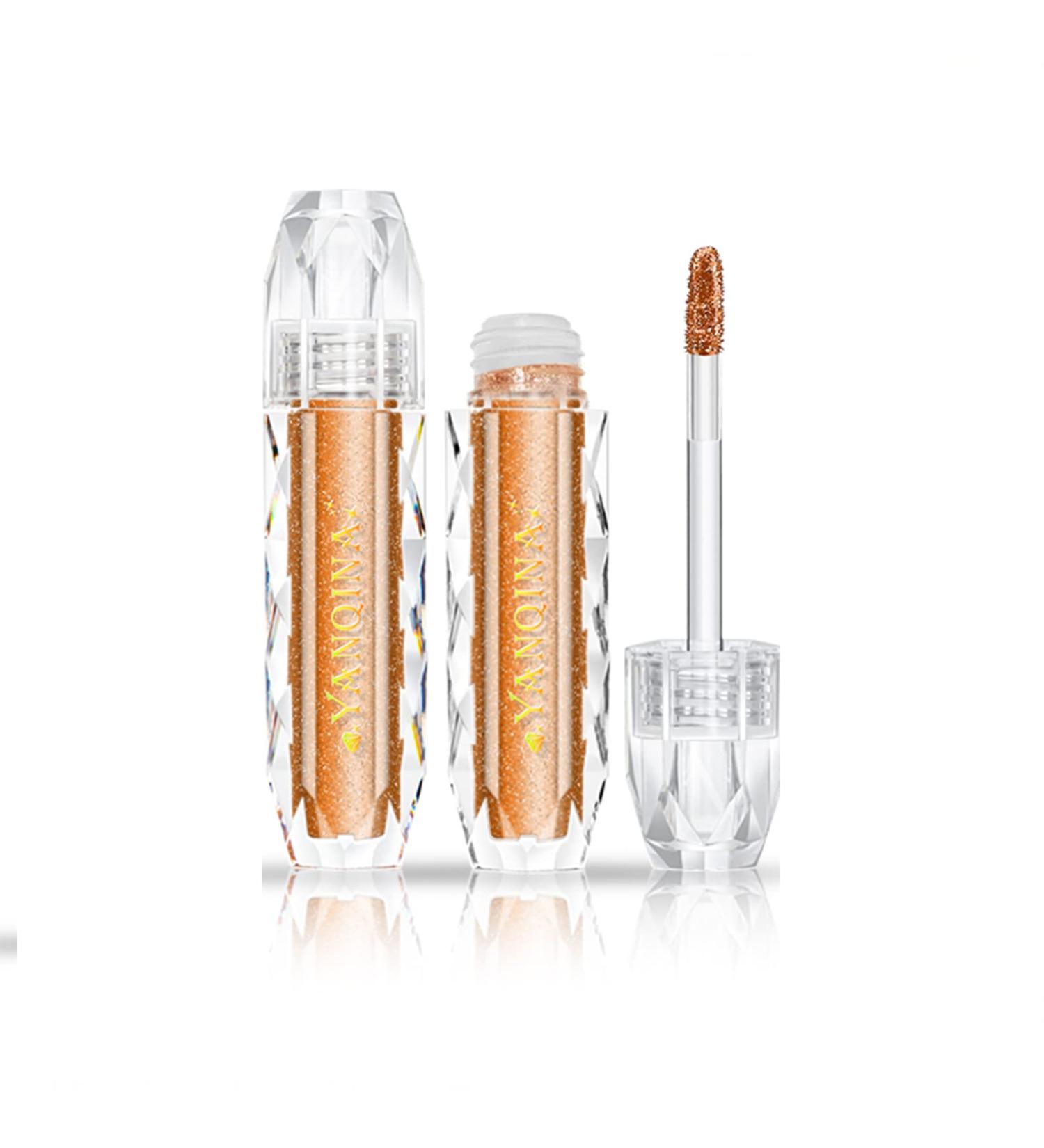 JUNRUO Liquid Glitter Eyeshadow - Twilight Tonight | Waterproof Metallic Shimmer for Long-Lasting Sparkle - Makeup Glitter for Women & Girls - Buy Online on GoSupps.com