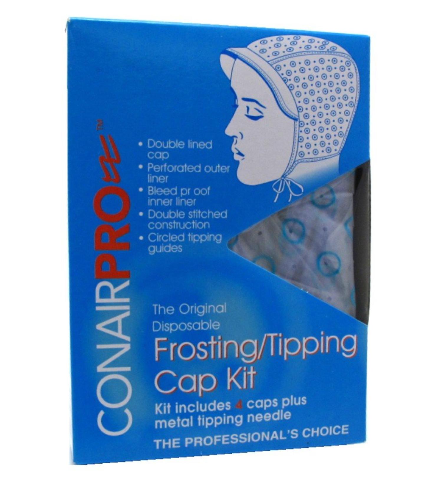 Conair Pro Frosting/Tipping Cap, 4 Count