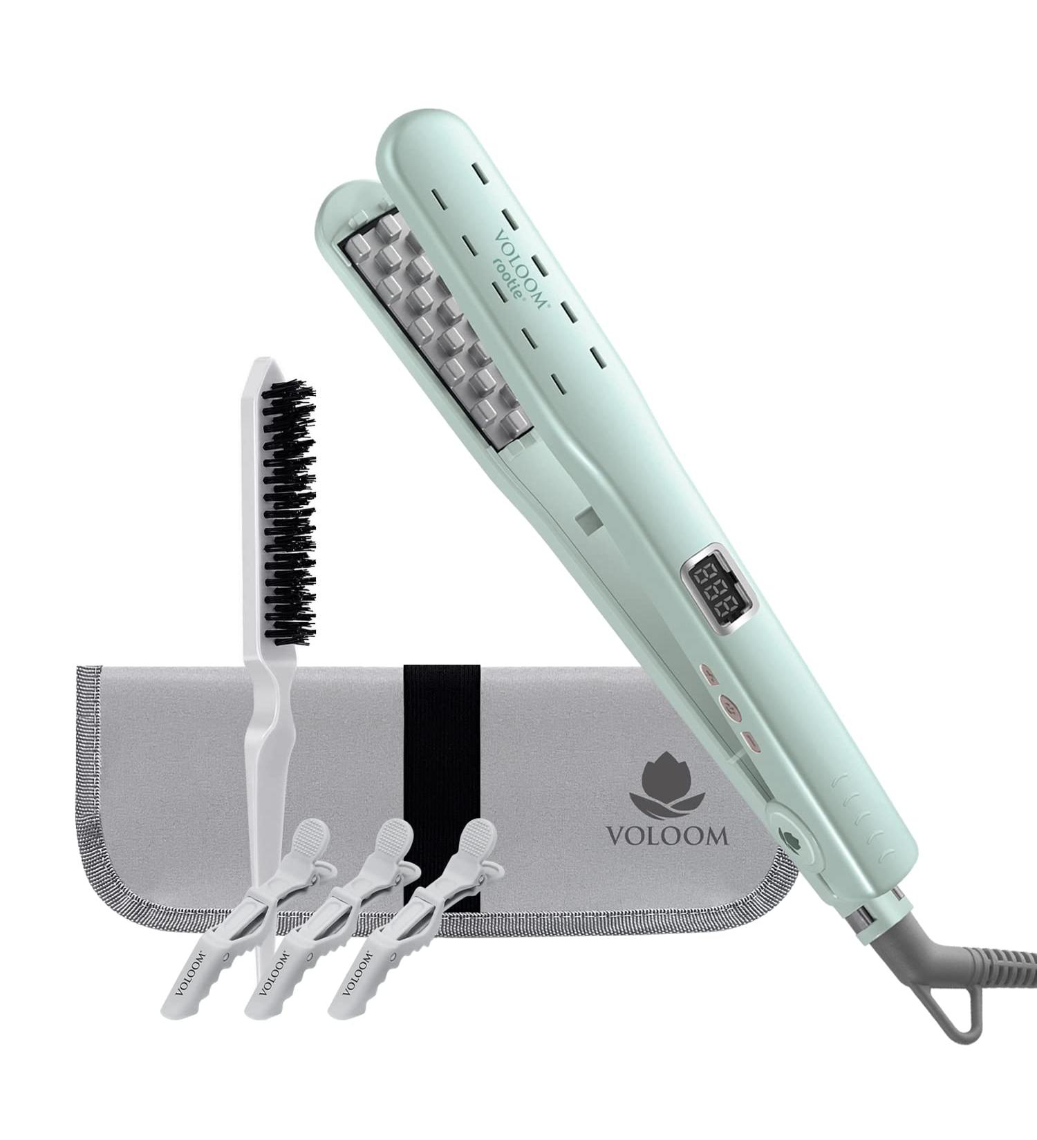 Voloom Rootie 3/4 Ceramic Hair Iron - Professional Volumizing Tool for Short & Thin Hair | Adjustable Temp & Auto Shut-Off | Long-Lasting Volume - Buy Online on GoSupps.com