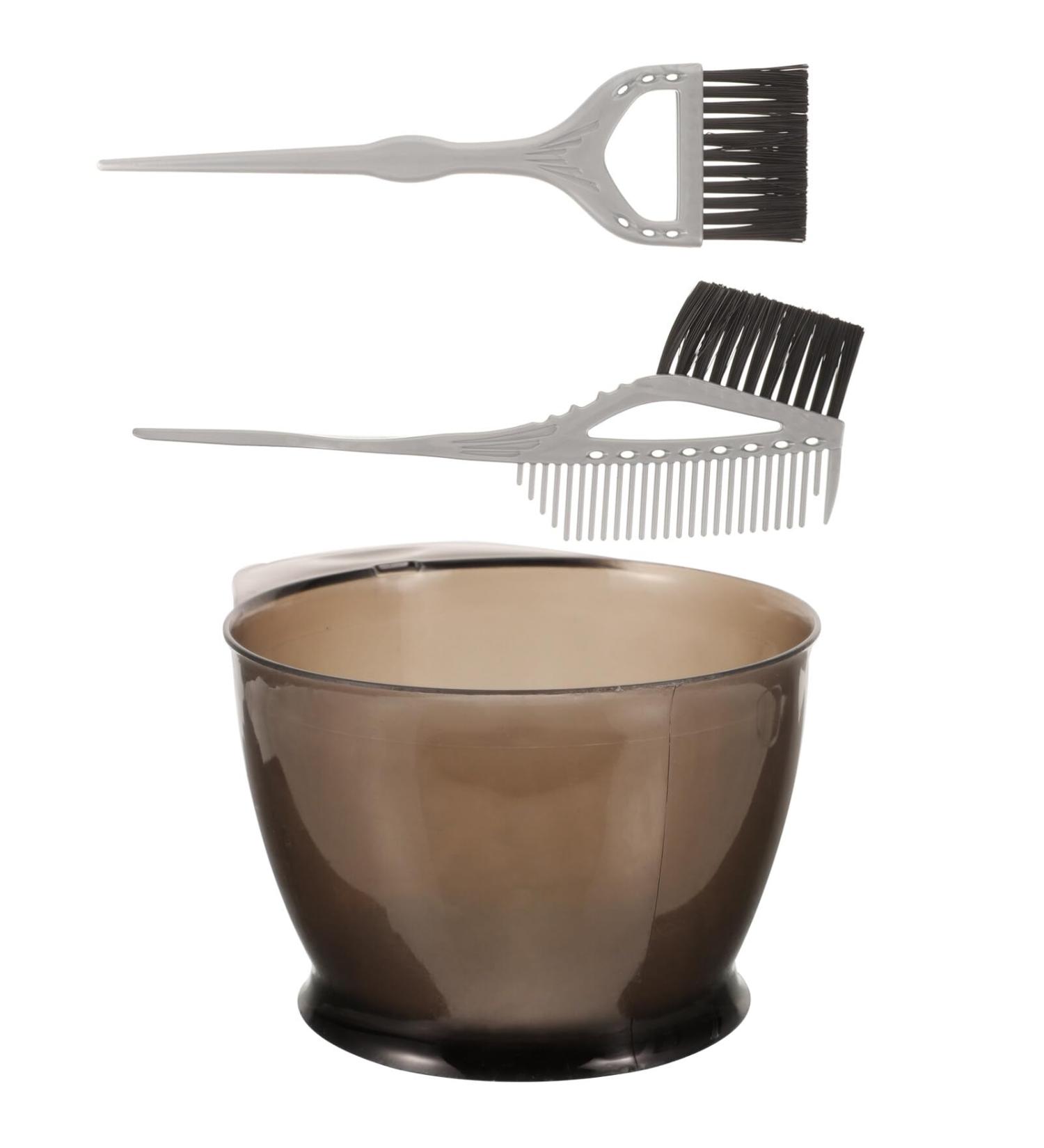 minkissy 1 Set Mixing Bowls Hair Color Brush Hair Dye Mixing Bowl Hair Dyeing Mixing Bowl Hair Coloring Bowl Hair Dye Brush Hair Dyeing Bowl Tool Kit Hair Dye Bowl Plastic Double Sided Hat - Buy Online on GoSupps.com