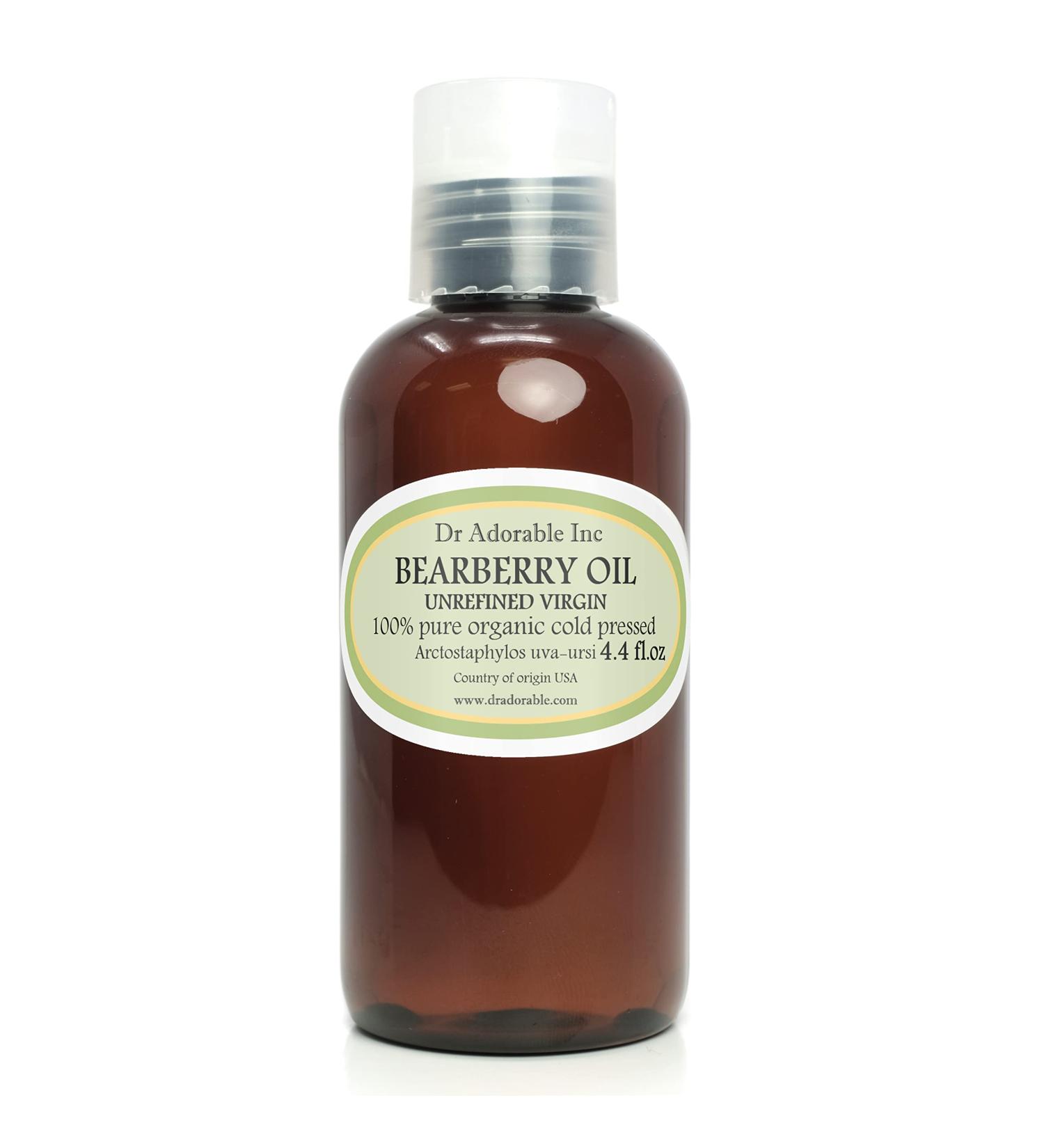 Dr Adorable - 4 oz - Bearberry Seed Oil - 100% Pure Natural Organic Cold Pressed Unrefined - Buy Online on GoSupps.com