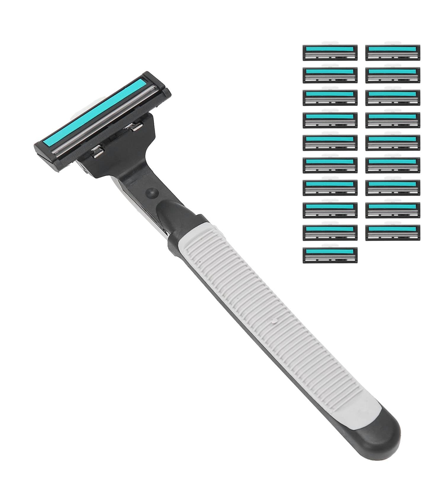 Top Men's Shaving Blades - 20 Manual Hair Removal Blades for a Smooth Beard | International Shipping Available - Buy Online on GoSupps.com