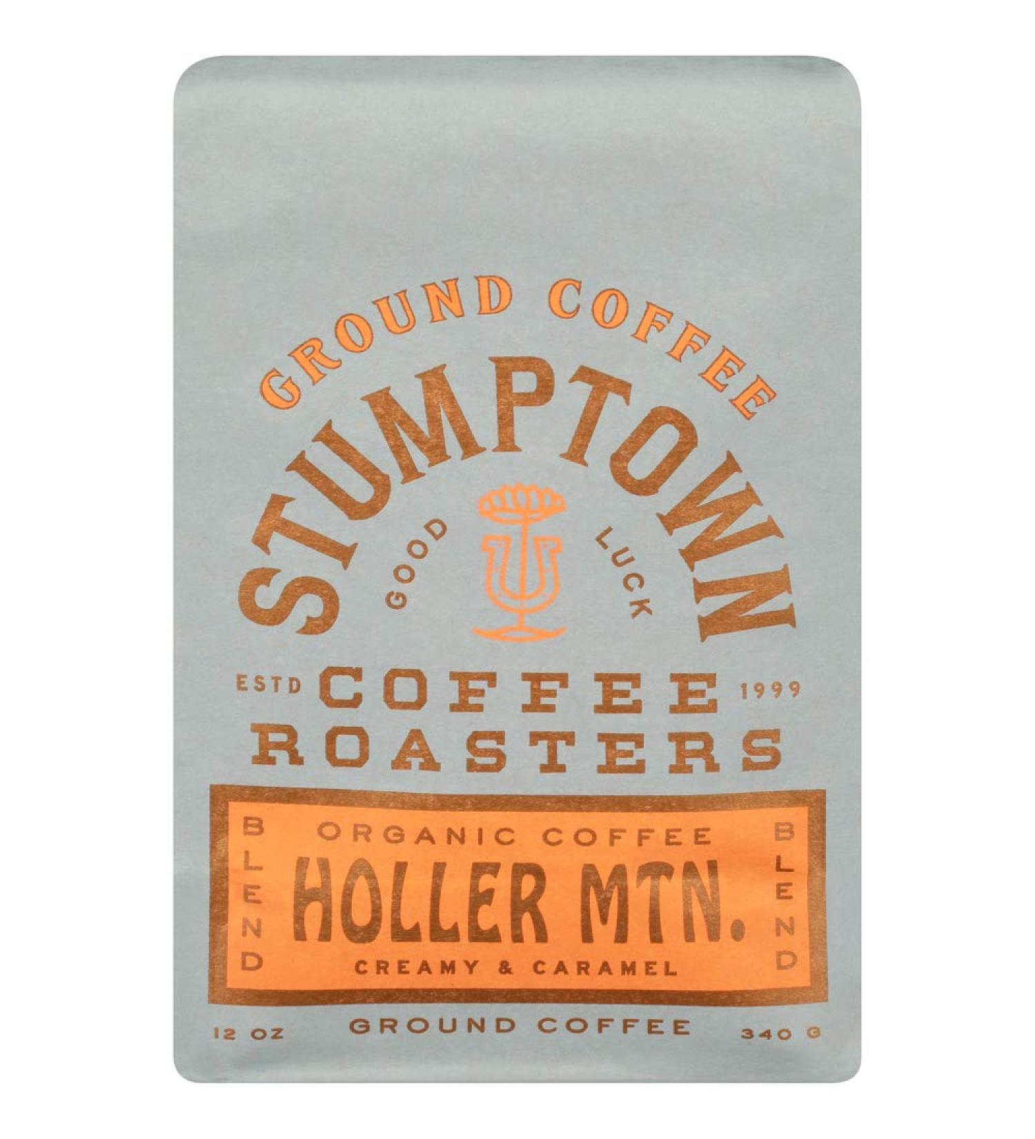 Stumptown Coffee Roasters Organic Medium Roast Ground Coffee - Holler Mountain 12oz Bag | Citrus Zest, Caramel, Hazelnut Flavor Notes - Buy Online on GoSupps.com