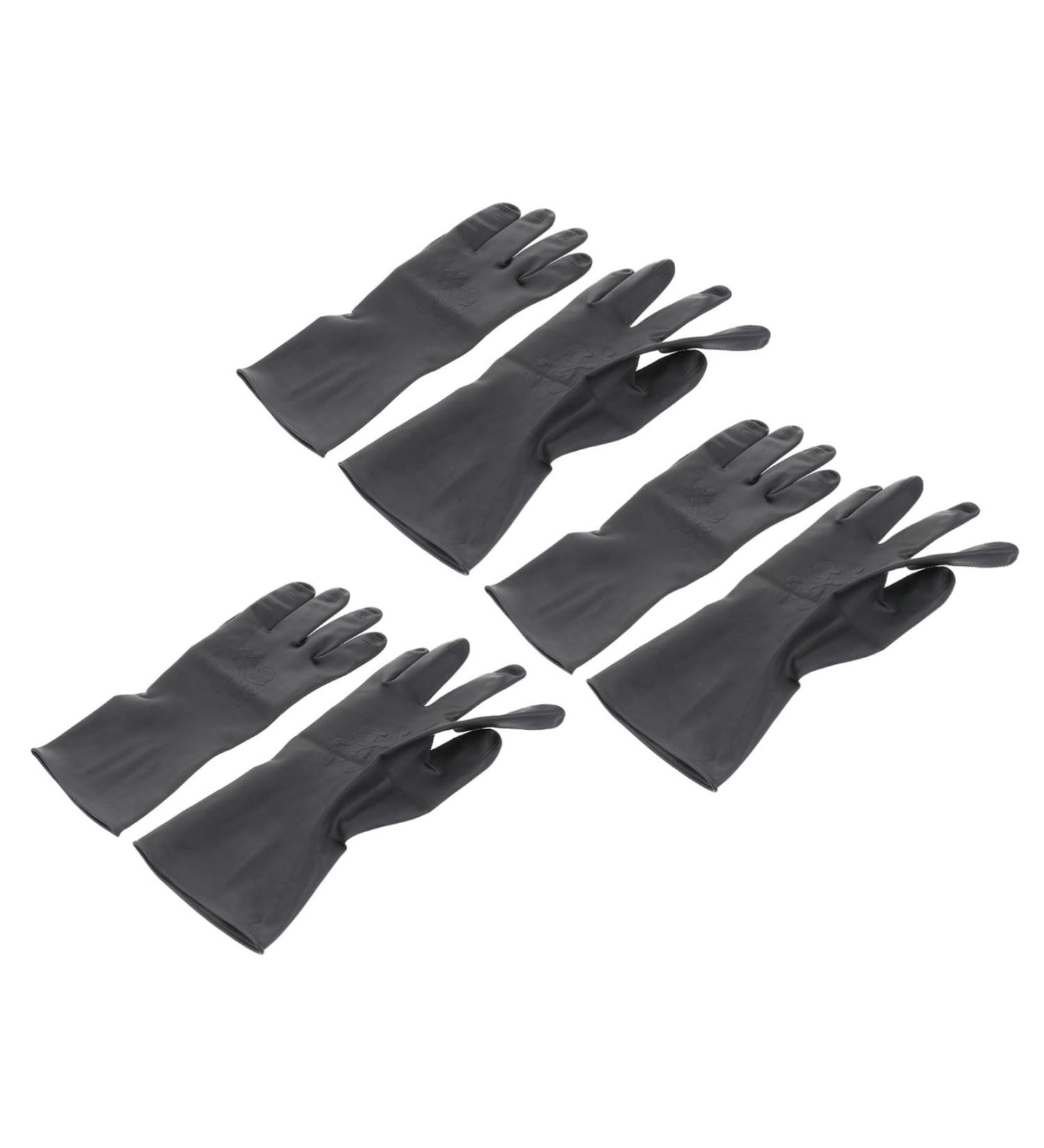 Angoily 6 Pairs Medium Large Thick Rubber Men Shampoo Guantes Desechables Salon Large Hair Coloring Hair Color Pellets Non-slip Man - Buy Online on GoSupps.com